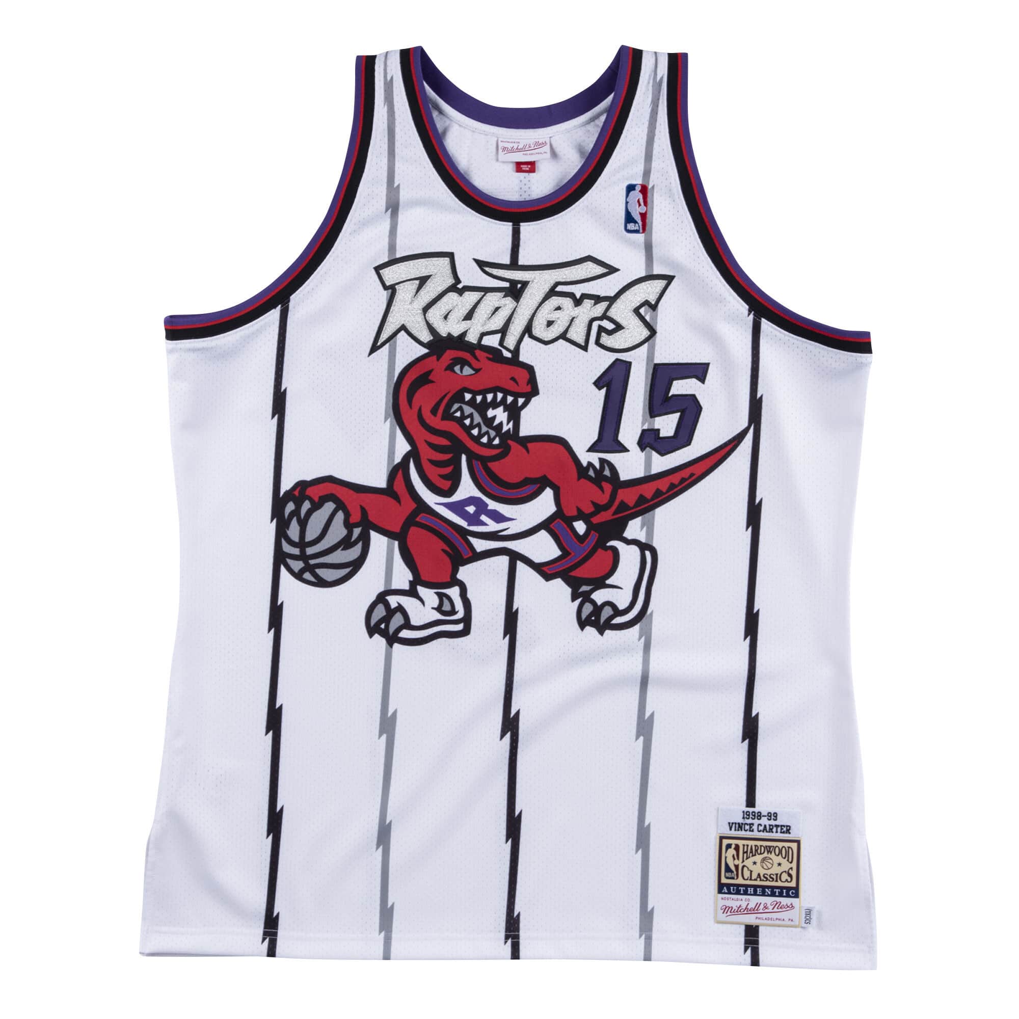 Authentic Jersey Toronto Raptors Home 1998-99 Vince Carter - vstockx