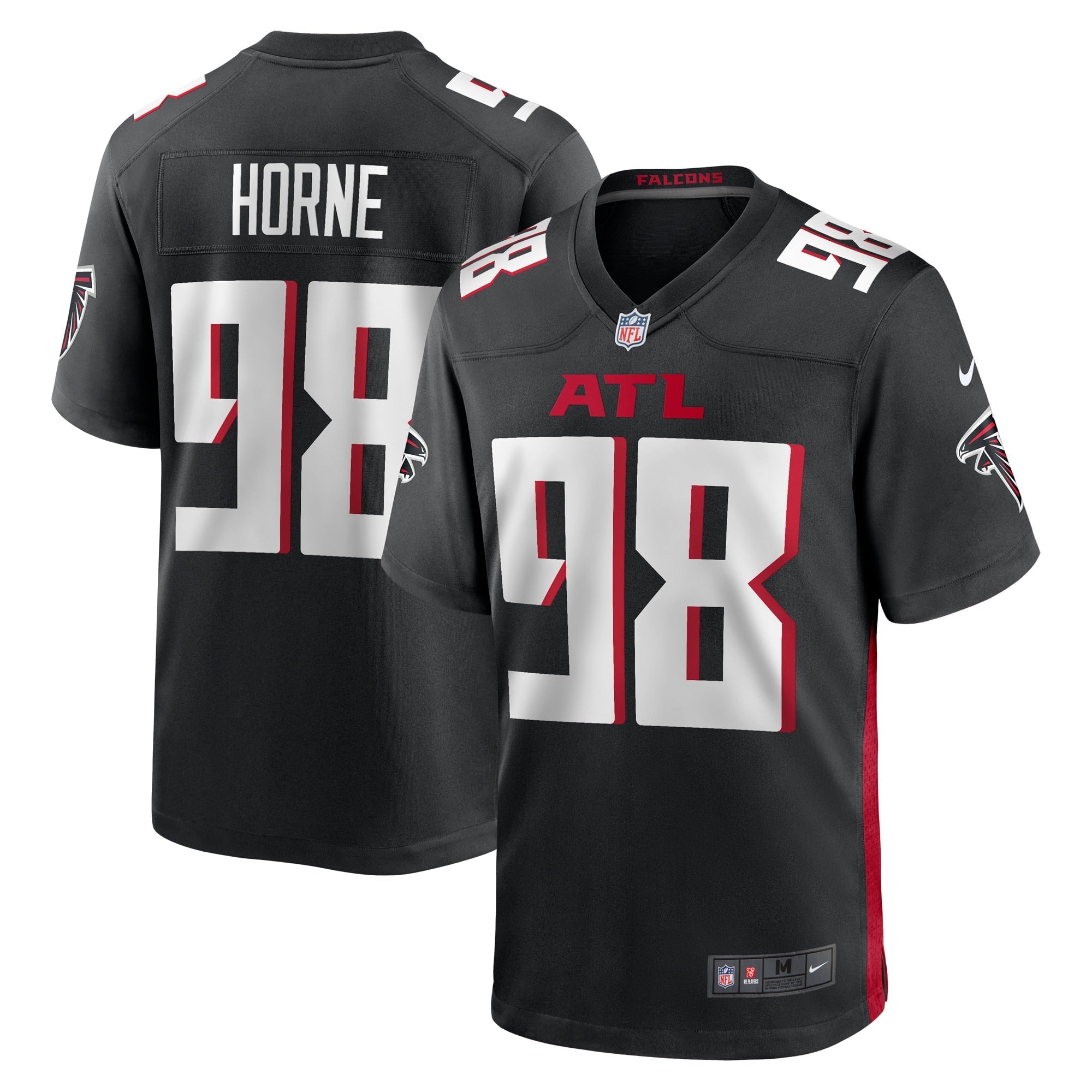 Men's Nike Timmy Horne Black Atlanta Falcons Game Player Jersey - vstockx