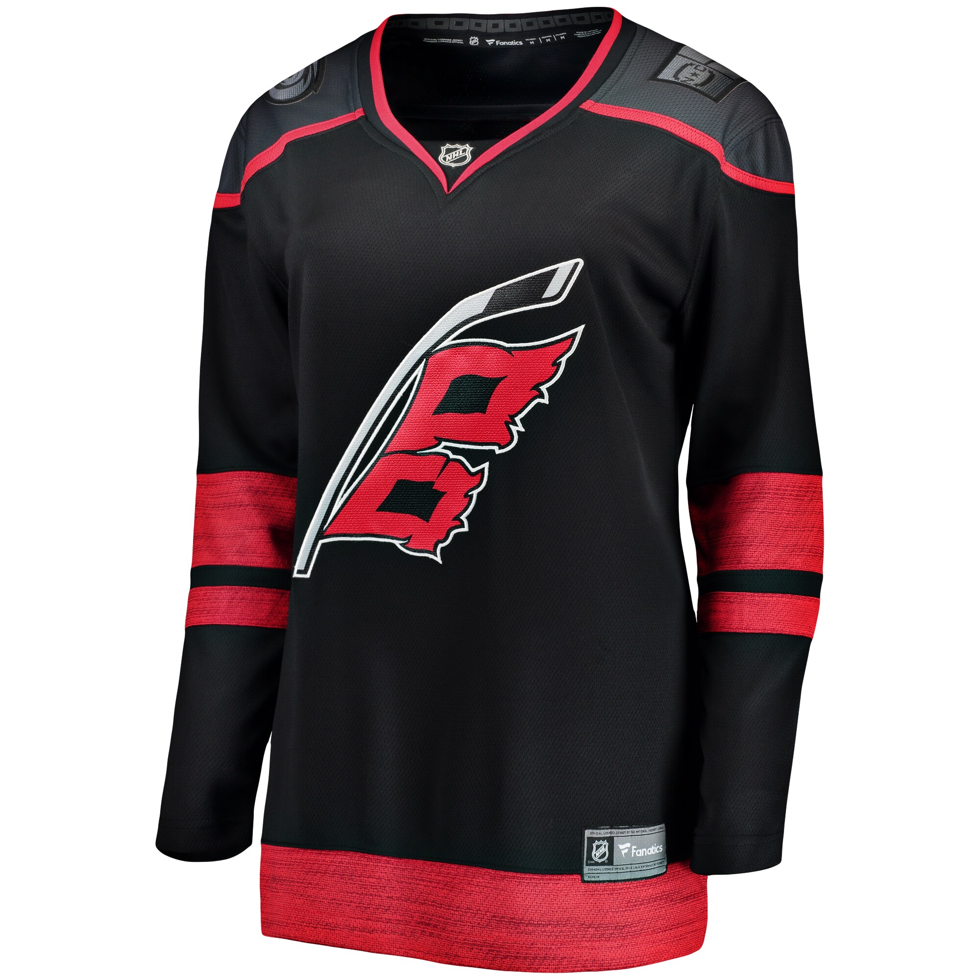Carolina Hurricanes Fanatics Branded Women's Home Breakaway Jersey - Black - vstockx