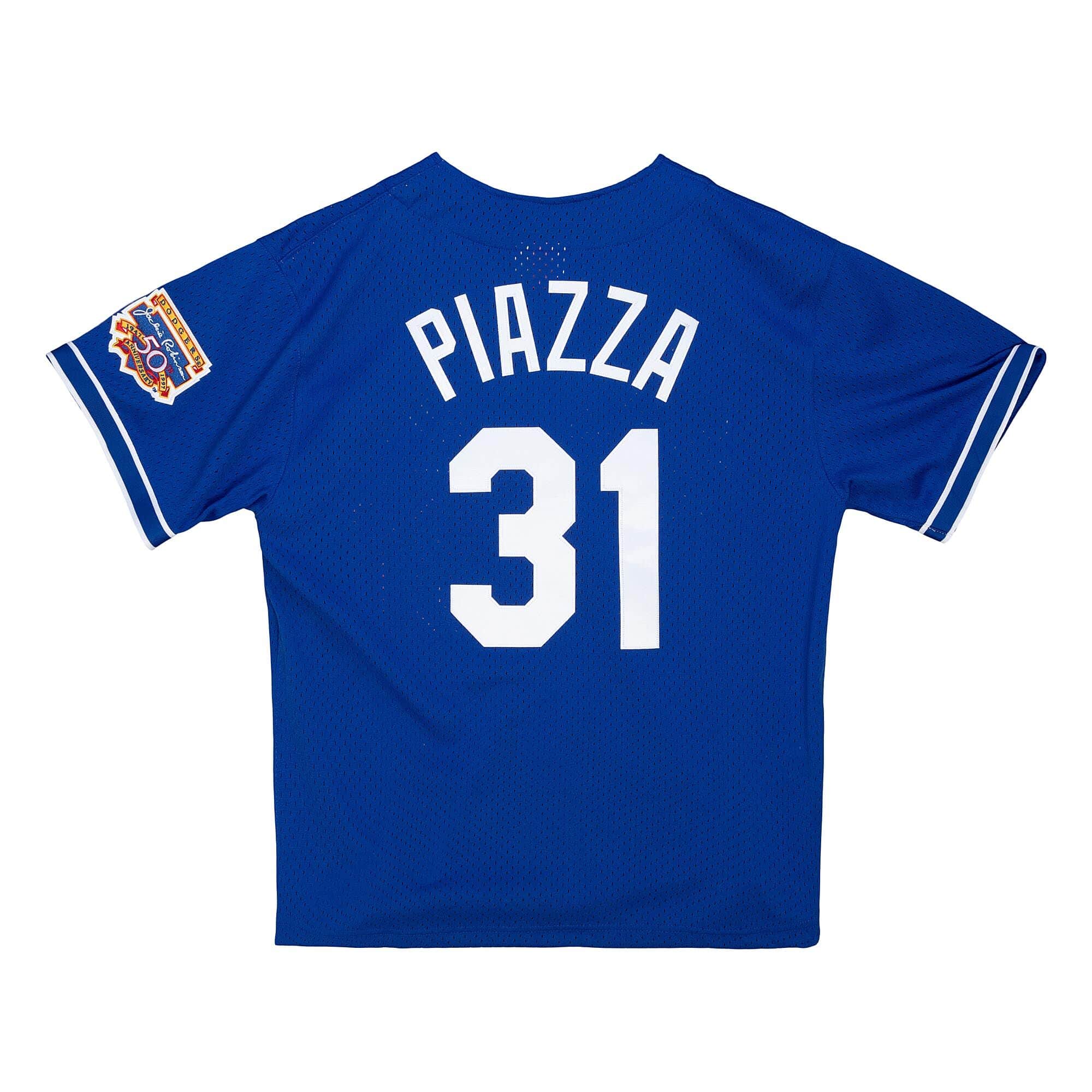 Authentic Mike Piazza Los Angeles Dodgers 1997 Button Front Jersey - vstockx