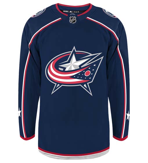 Customizable Columbus Blue Jackets Adidas Primegreen Authentic NHL Hockey Jersey - vstockx