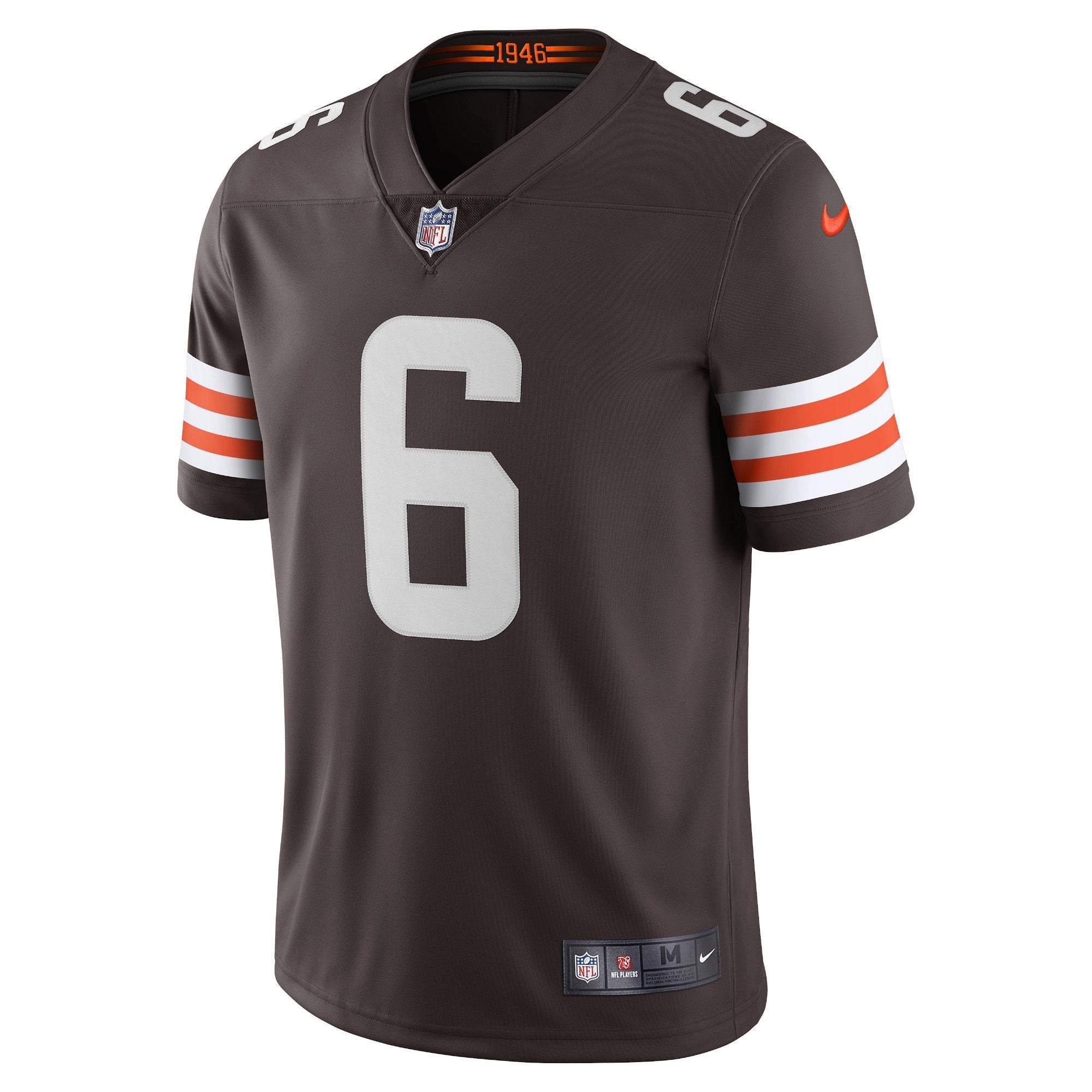 Men's Nike Baker Mayfield Brown Cleveland Browns Vapor Limited Player Jersey - vstockx