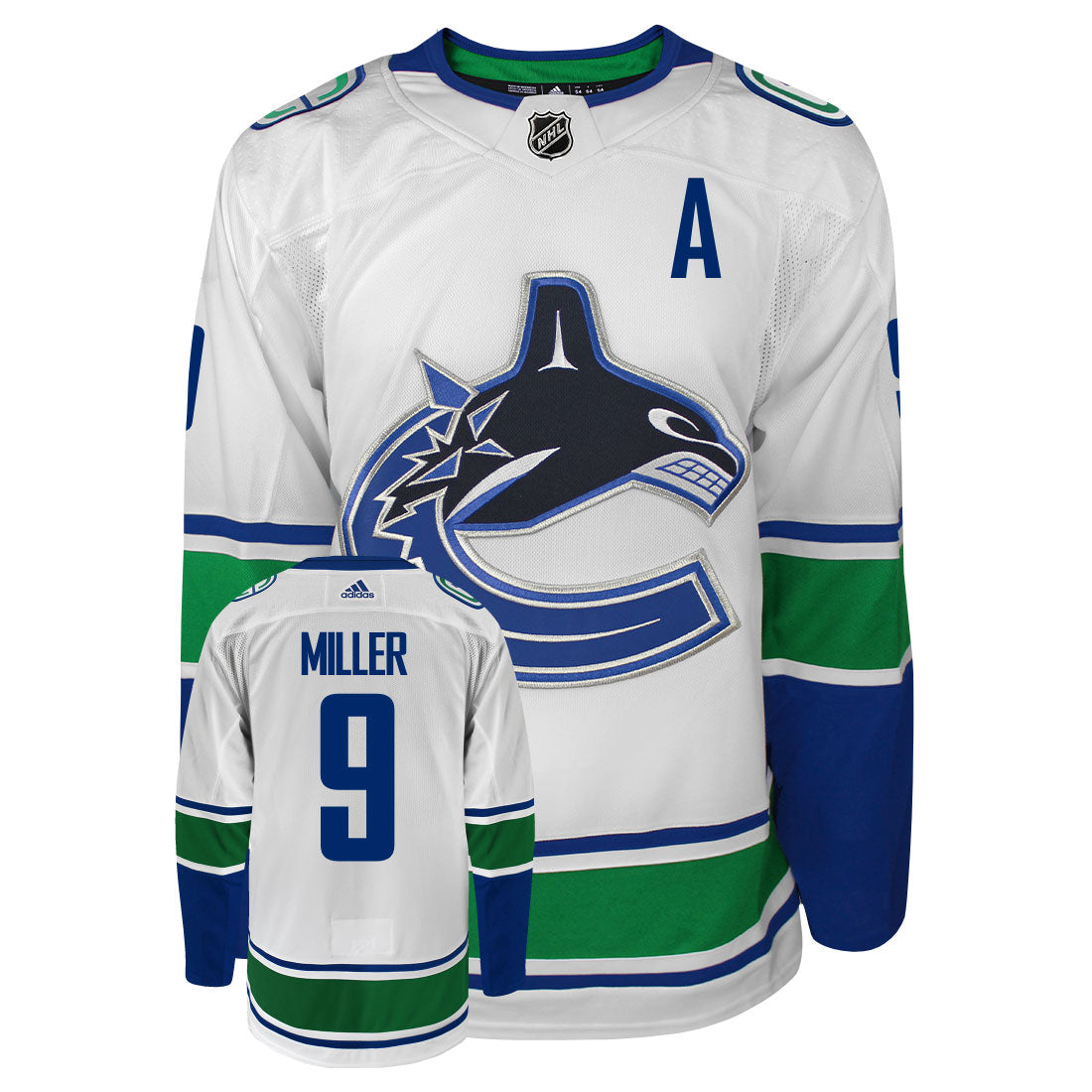 JT Miller Vancouver Canucks Adidas Primegreen Authentic NHL Hockey Jersey - vstockx