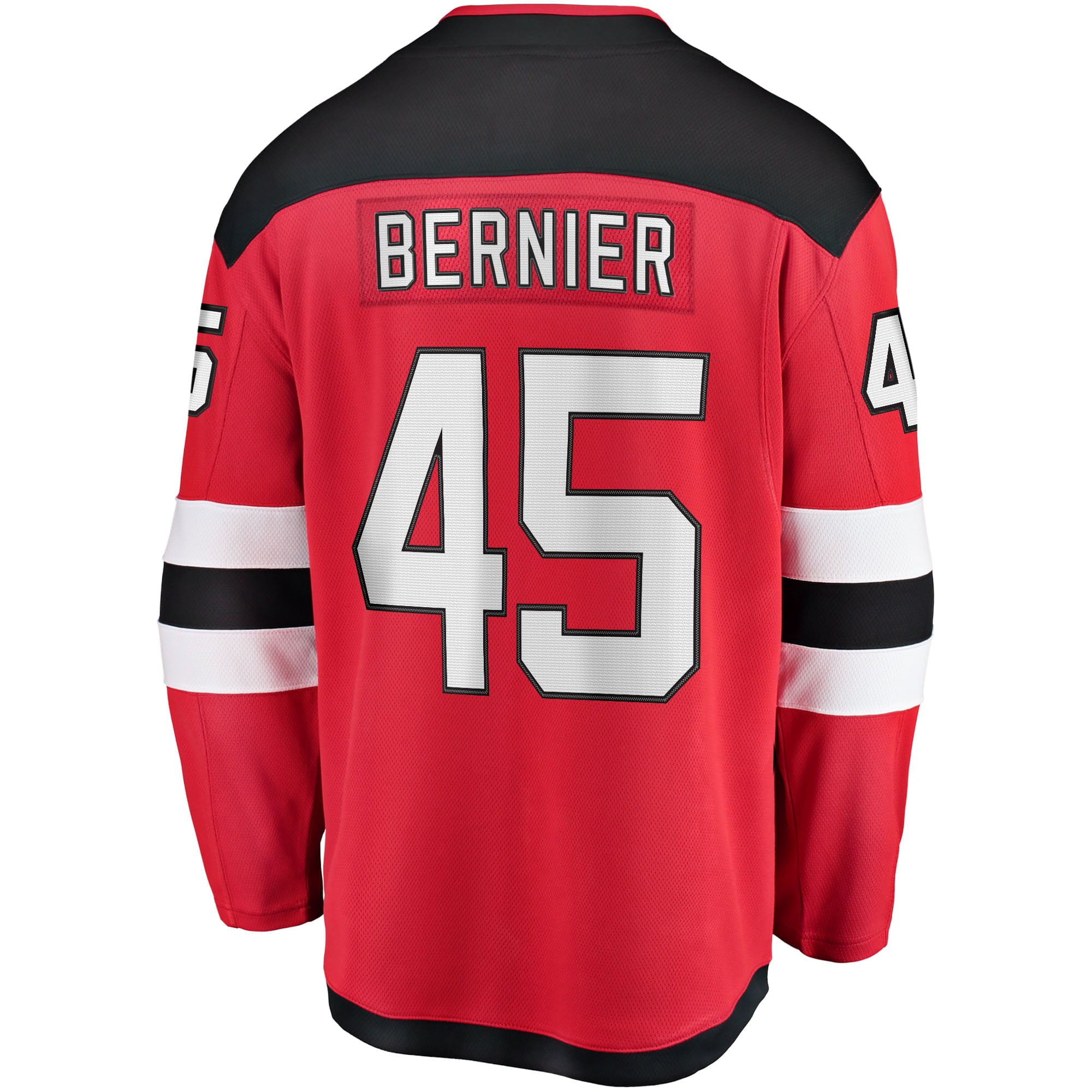 Youth Fanatics Branded Jonathan Bernier Red New Jersey Devils Breakaway Player Jersey - vstockx