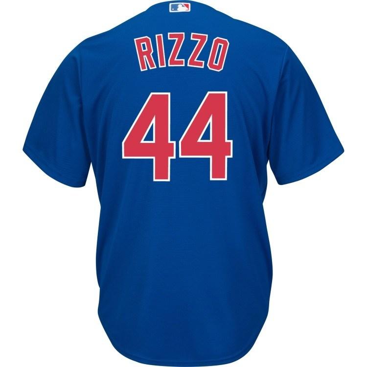 Chicago Cubs Youth Anthony Rizzo Stitched Alternate Royal Blue Jersey - vstockx