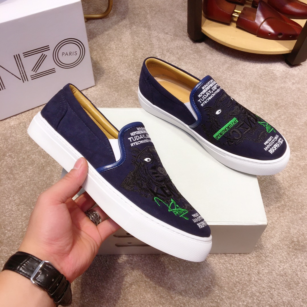 Kenzo K-SKATE Tiger canvas slip-on sneakers 9 - vstockx
