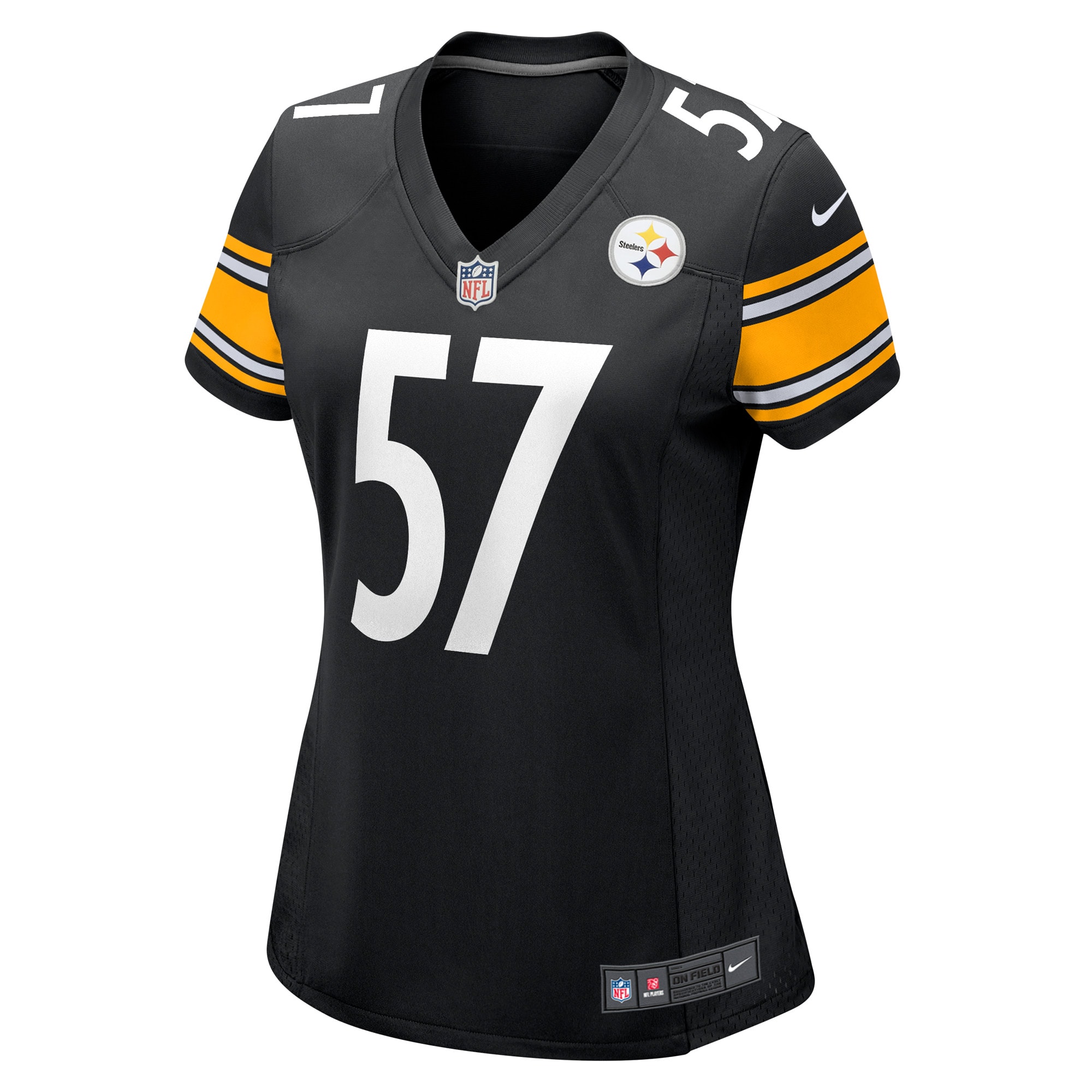 Montravius Adams Pittsburgh Steelers Nike Women's Game Player Jersey - Black - vstockx