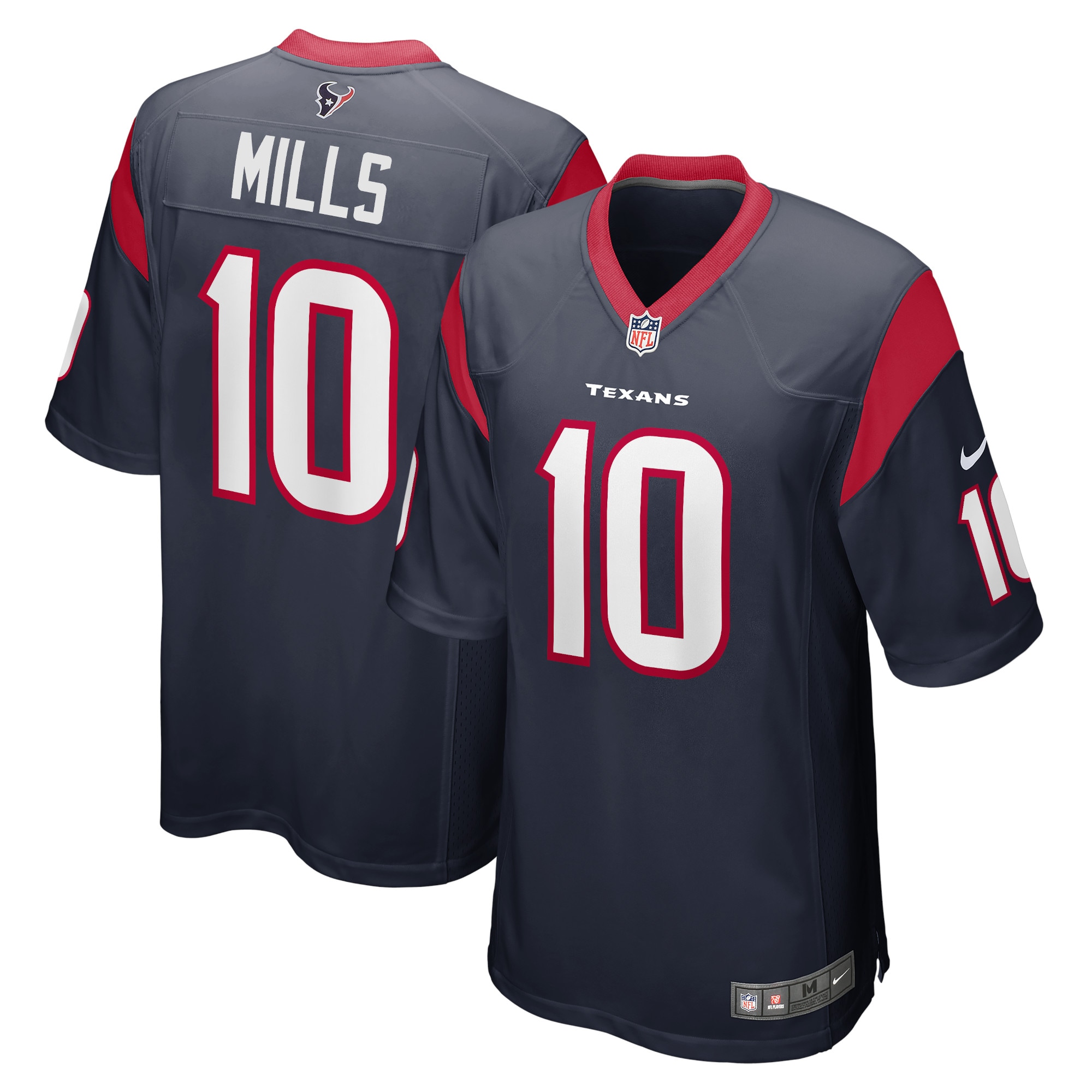Davis Mills Houston Texans Nike Game Jersey - Navy - vstockx