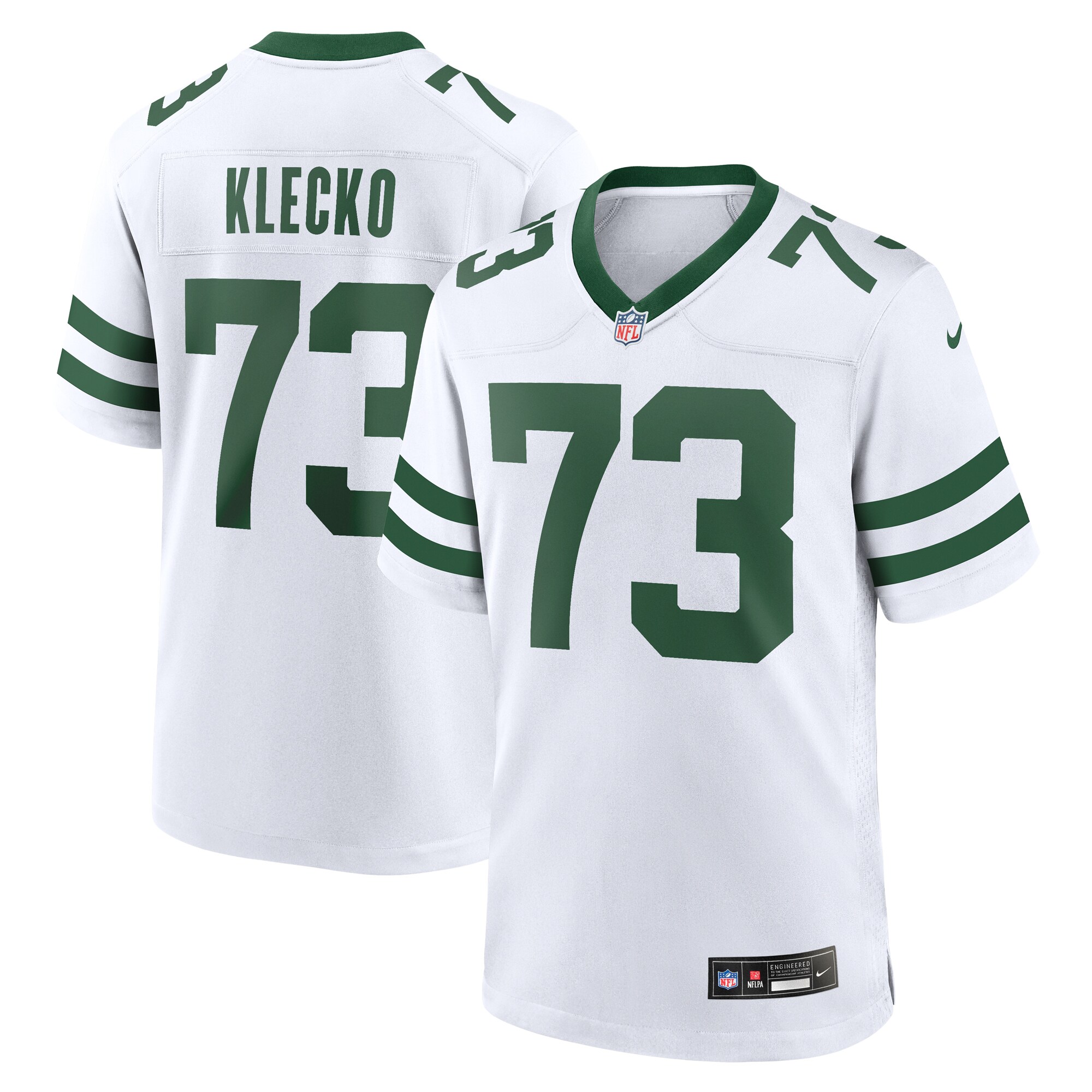 Joe Klecko New York Jets Nike Legacy Retired Player Game Jersey - White - vstockx