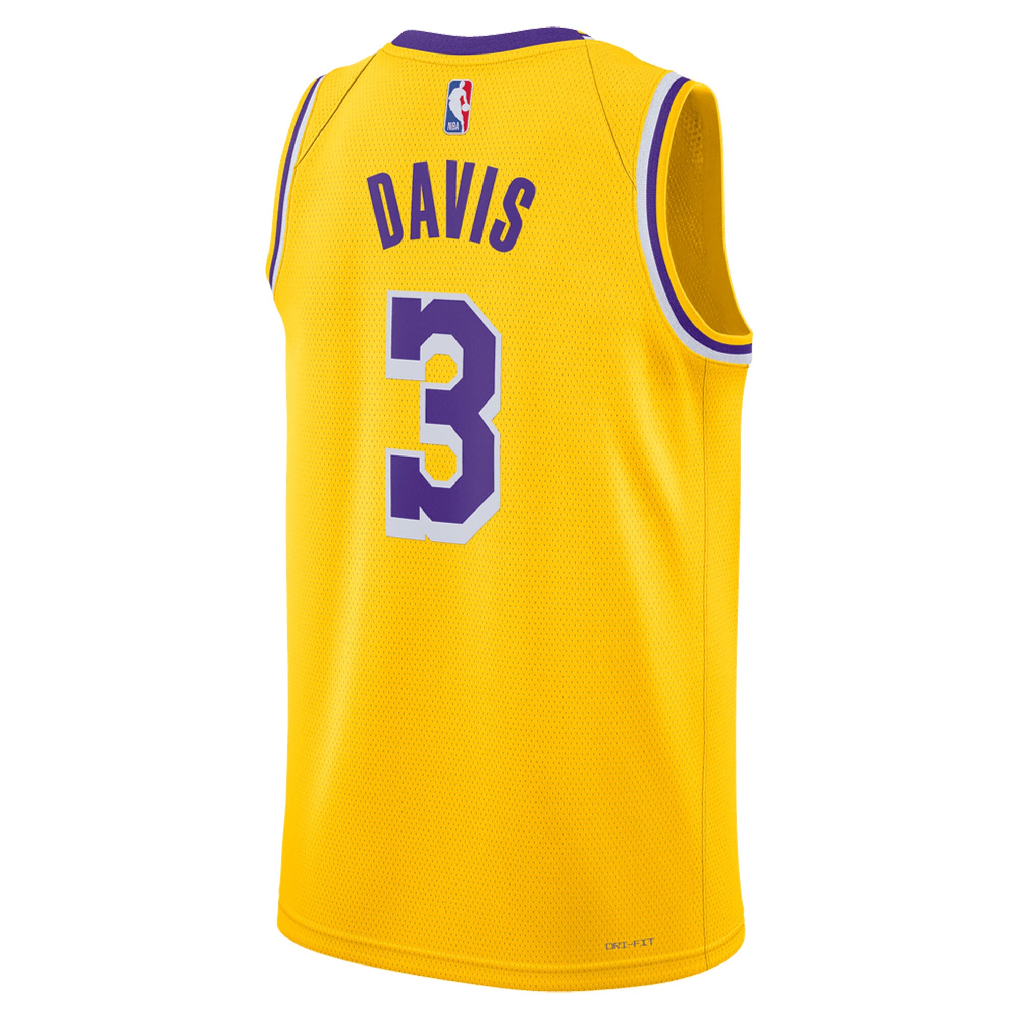 Anthony Davis Los Angeles Lakers Nike Unisex Swingman Jersey - Association Edition - Gold - vstockx