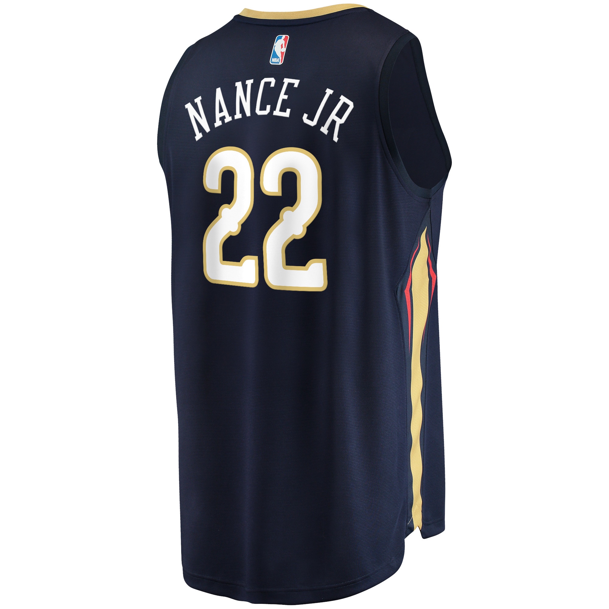 Larry Nance Jr. New Orleans Pelicans Fanatics Branded 2021/22 Fast Break Replica Jersey - Icon Edition - Navy - vstockx