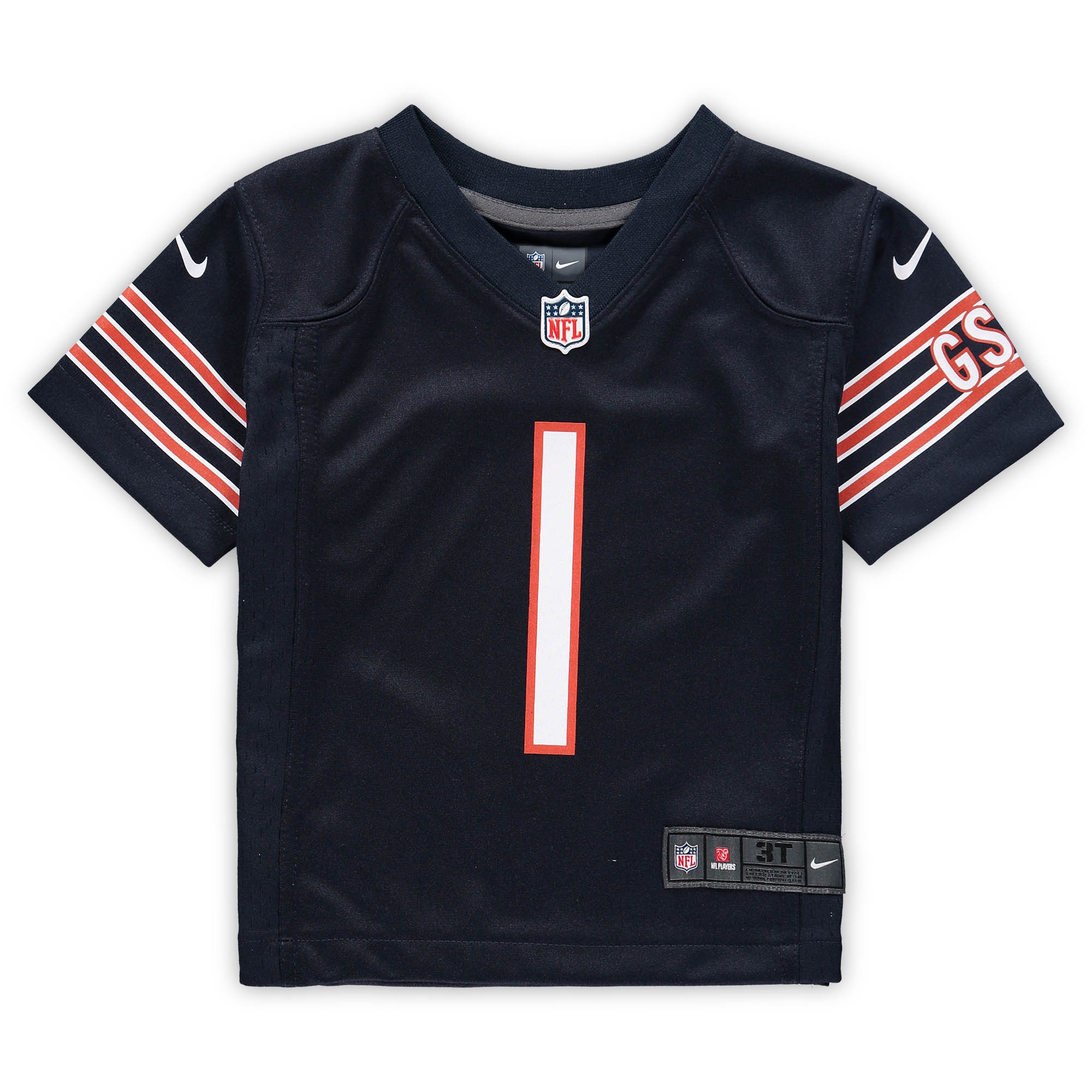 Justin Fields Chicago Bears Nike Toddler Game Jersey - Navy - vstockx