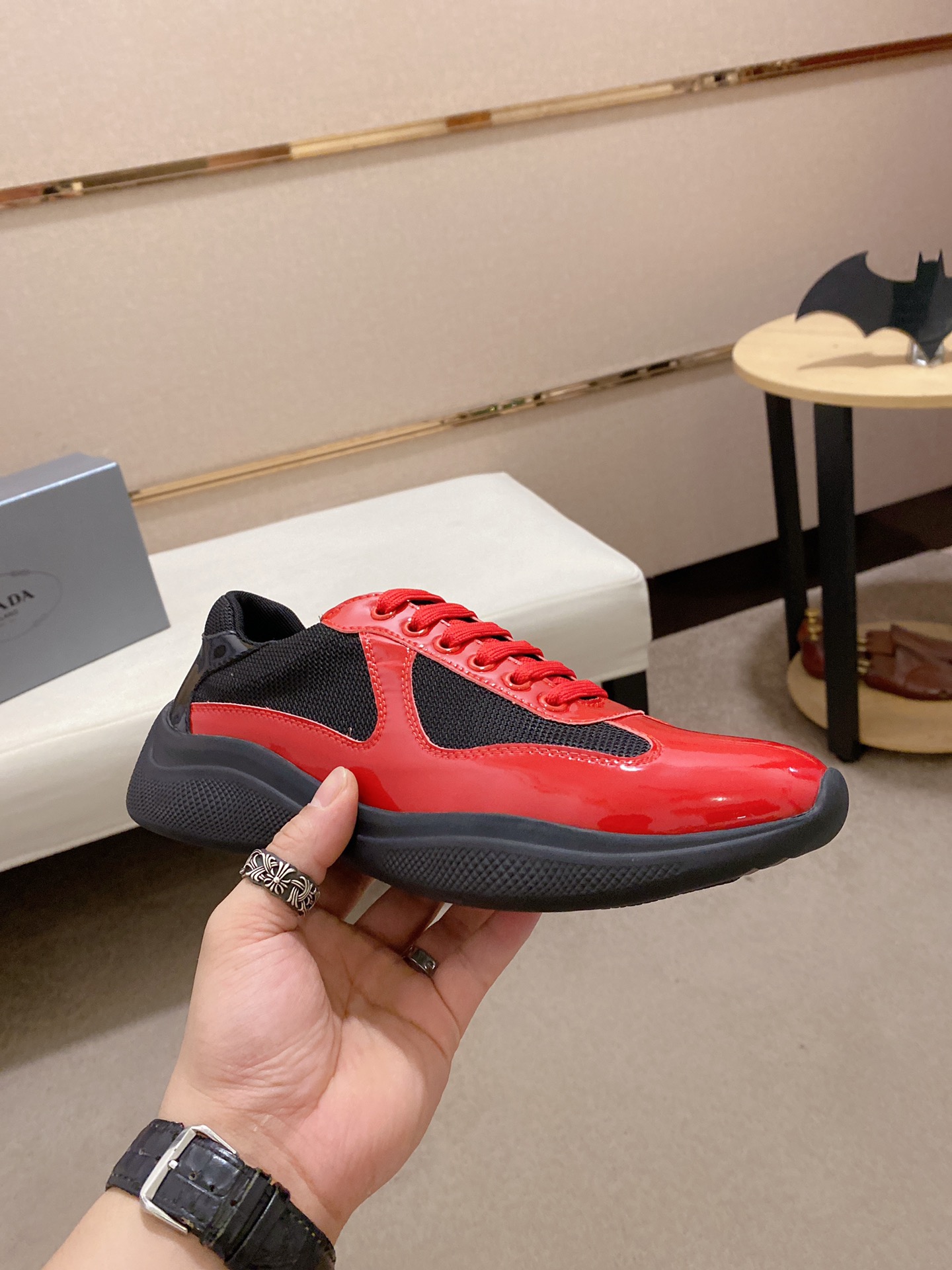 Prada America's Cup sneaker 6 - vstockx