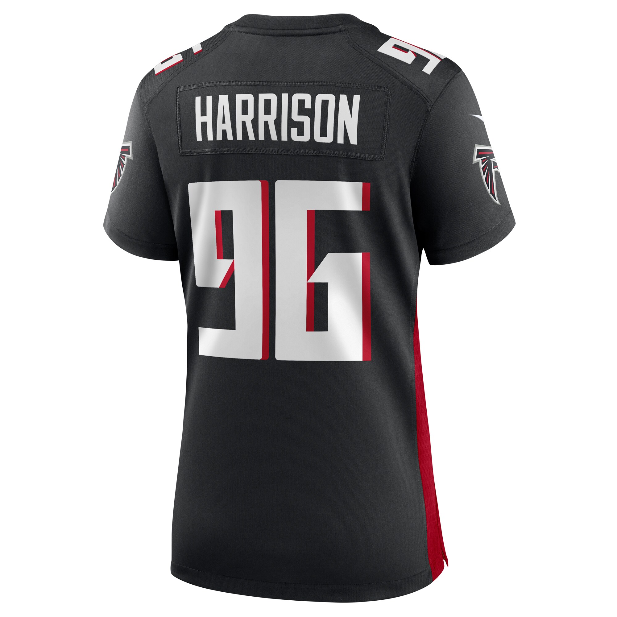 Zach Harrison Atlanta Falcons Nike Women's Team Game Jersey - Black - vstockx