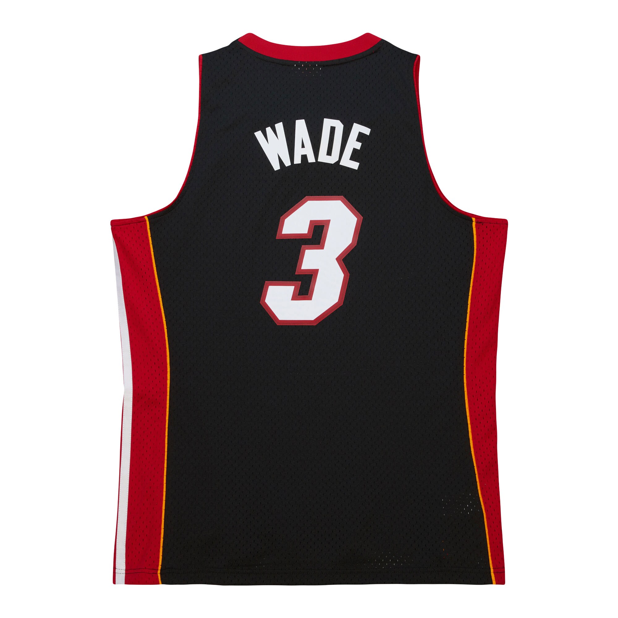 Dwyane Wade Miami Heat Mitchell & Ness Hardwood Classics Swingman Jersey - Black - vstockx