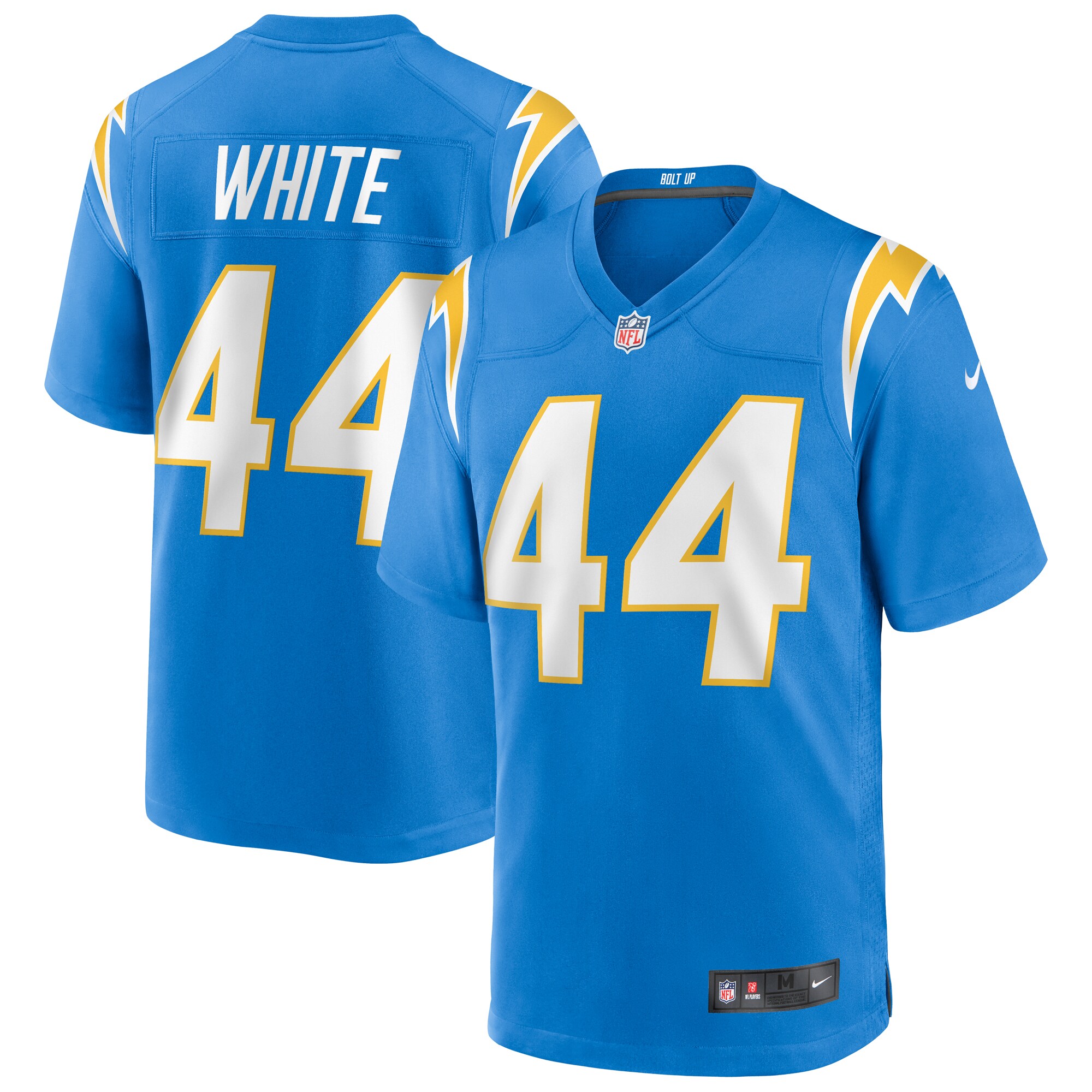 Kyzir White Los Angeles Chargers Nike Game Jersey - Powder Blue - vstockx