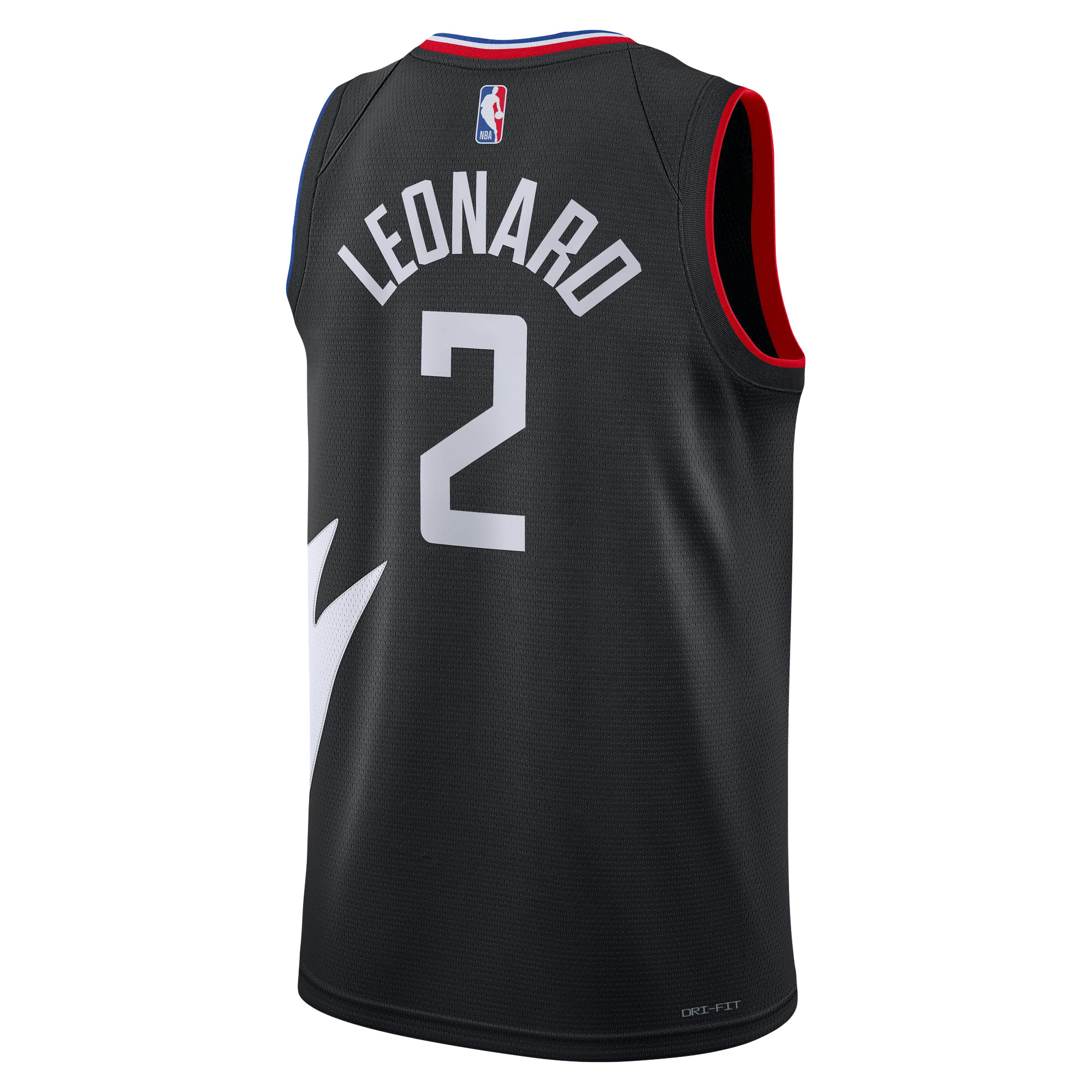 Kawhi Leonard LA Clippers Jordans Brand Unisex Swingman Jersey - Statement Edition - Black - vstockx