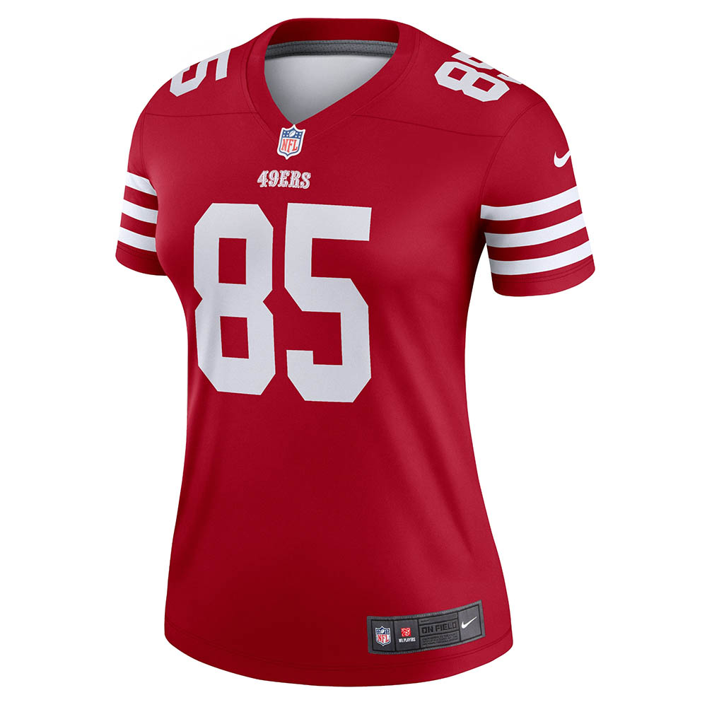 Women's San Francisco 49ers George Kittle Legend Jersey Scarlet - vstockx