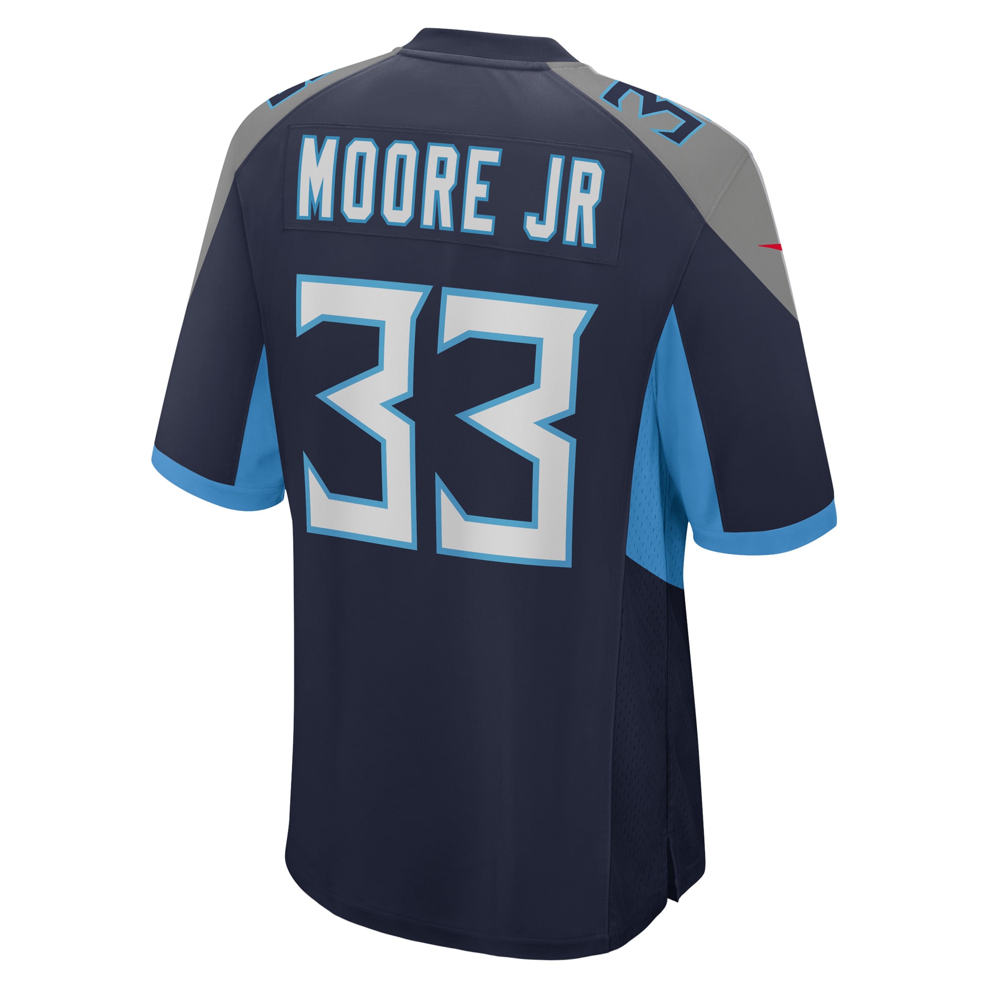 A.J. Moore Jr. Tennessee Titans Nike Player Game Jersey - Navy - vstockx