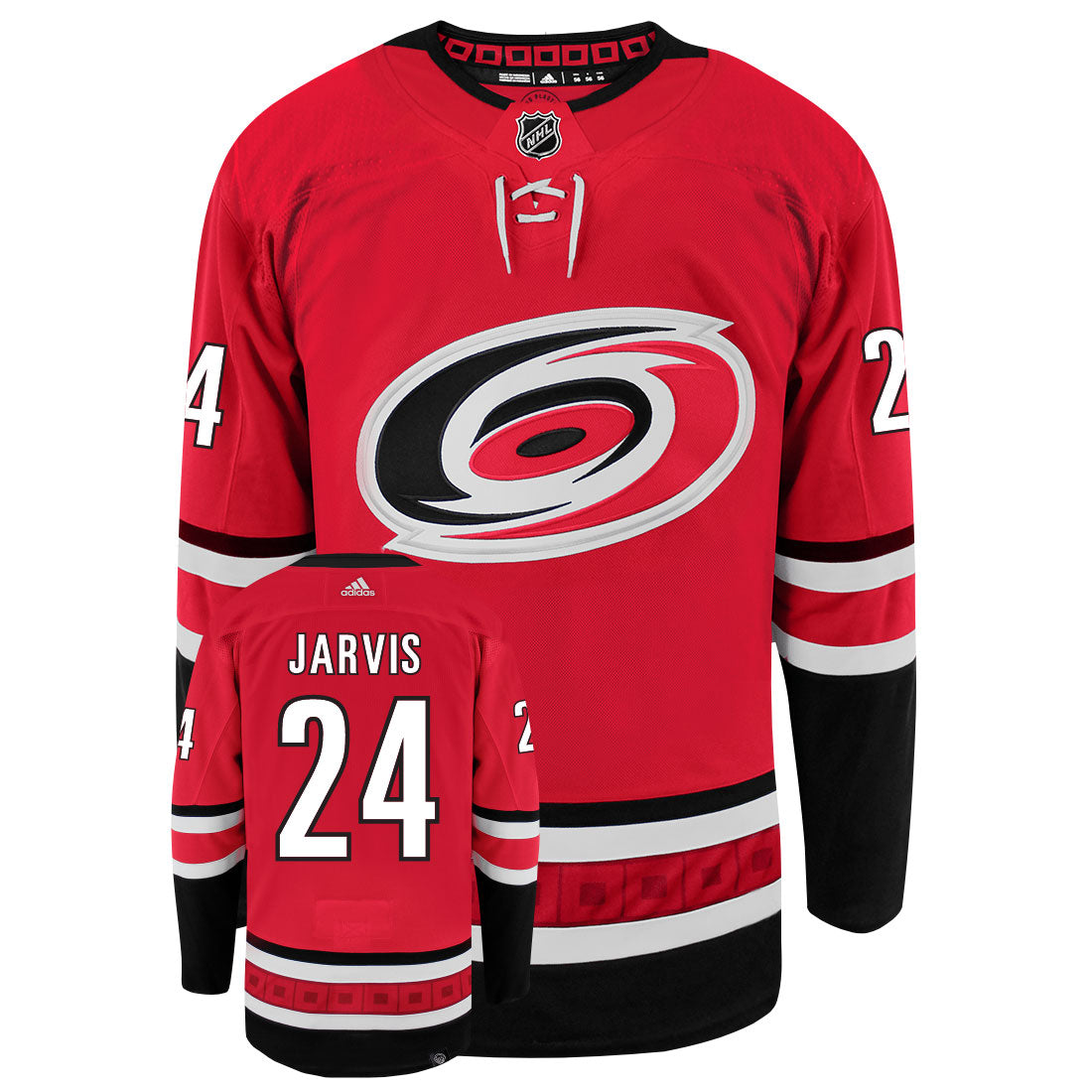 Seth Jarvis Carolina Hurricanes Adidas Primegreen Authentic NHL Hockey Jersey - vstockx