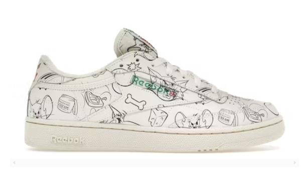 Reebok Club C Tom & Jerry All-Over - vstockx