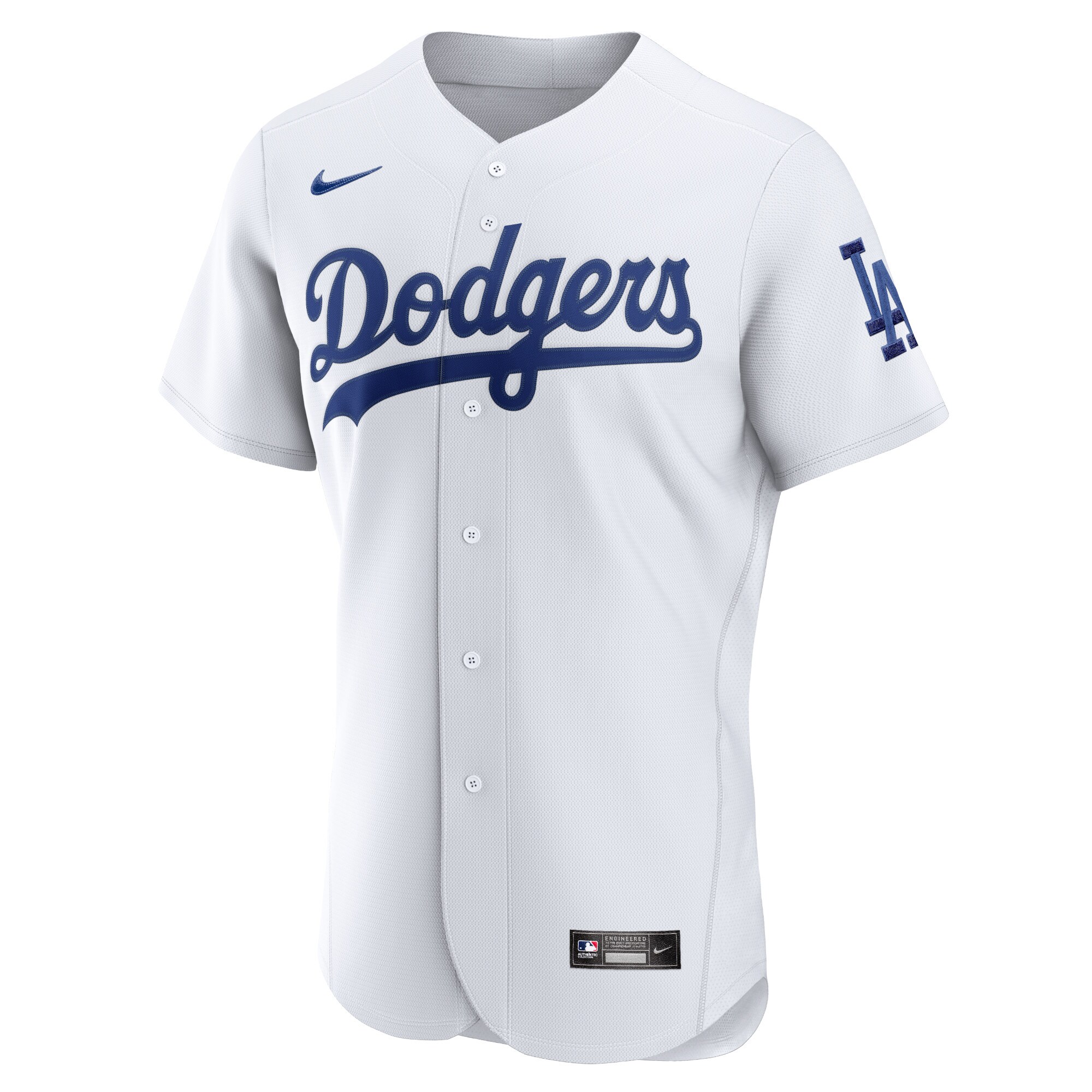 Los Angeles Dodgers Nike Home Authentic Team Jersey - White - vstockx