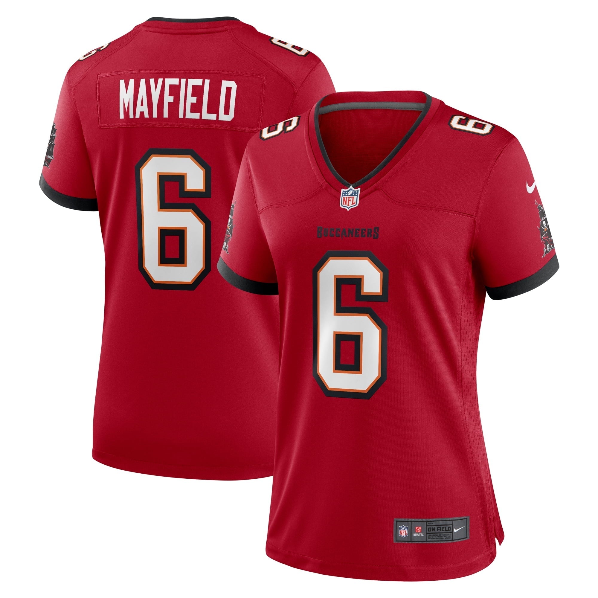 Women's Nike Baker Mayfield Red Tampa Bay Buccaneers Game Jersey - vstockx