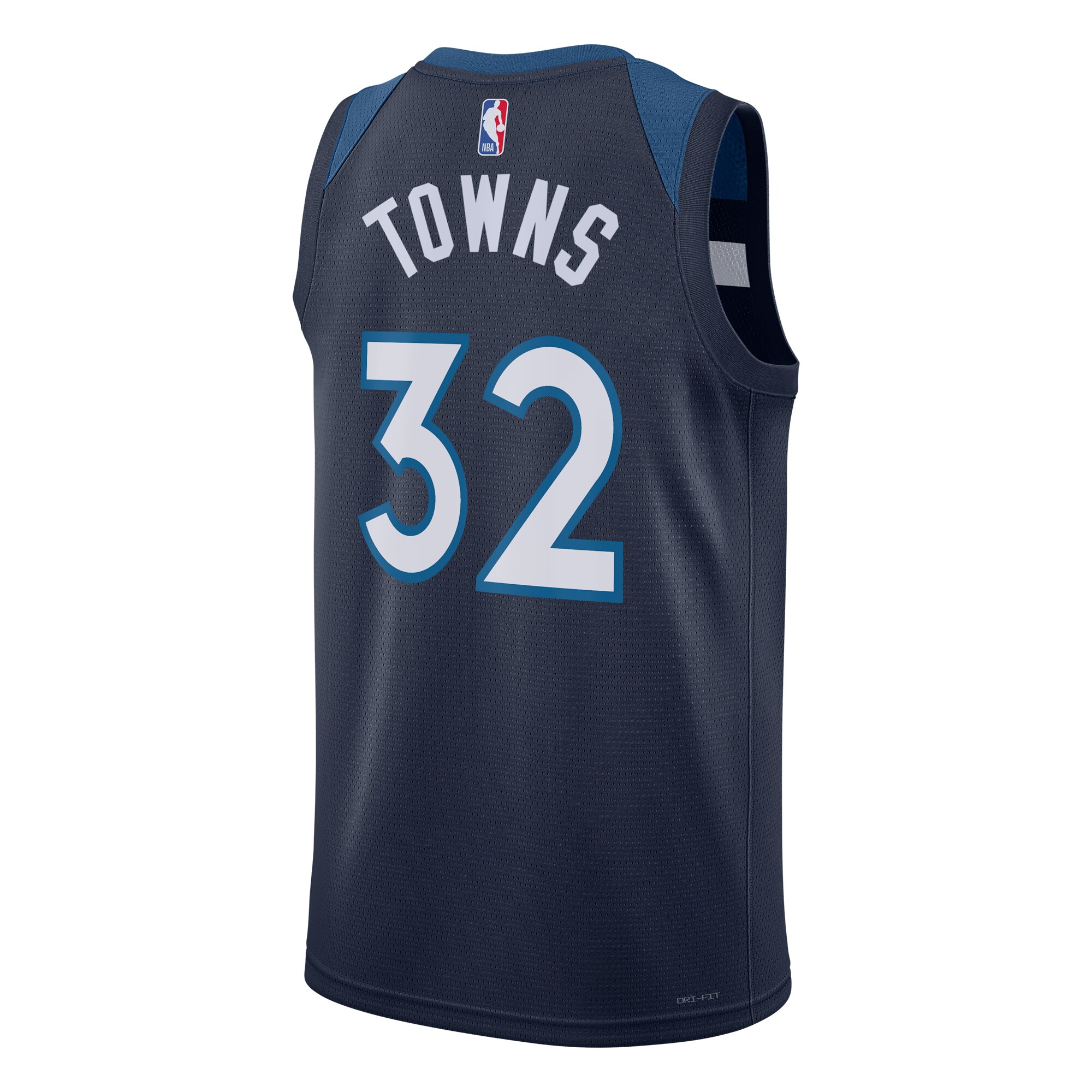 Karl-Anthony Towns Minnesota Timberwolves Nike Unisex Swingman Jersey - Association Edition - Navy - vstockx