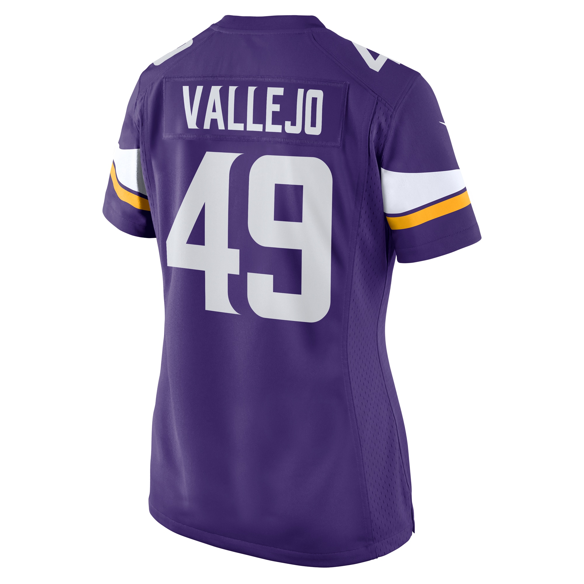 Tanner Vallejo Minnesota Vikings Nike Women's Team Game Jersey - Purple - vstockx