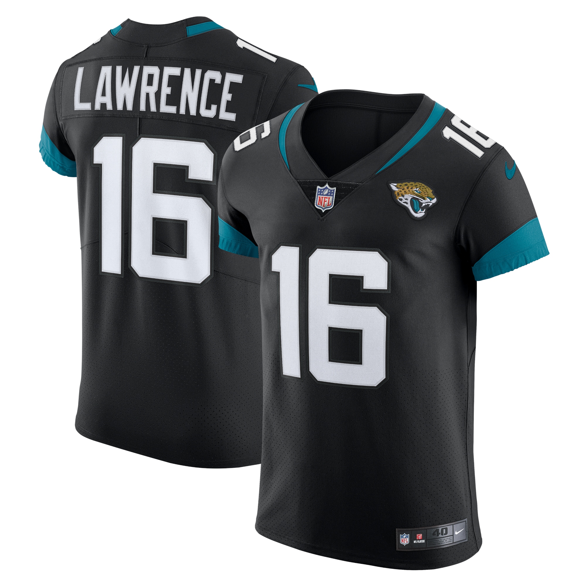 Trevor Lawrence Jacksonville Jaguars Nike Vapor Elite Jersey - Black - vstockx