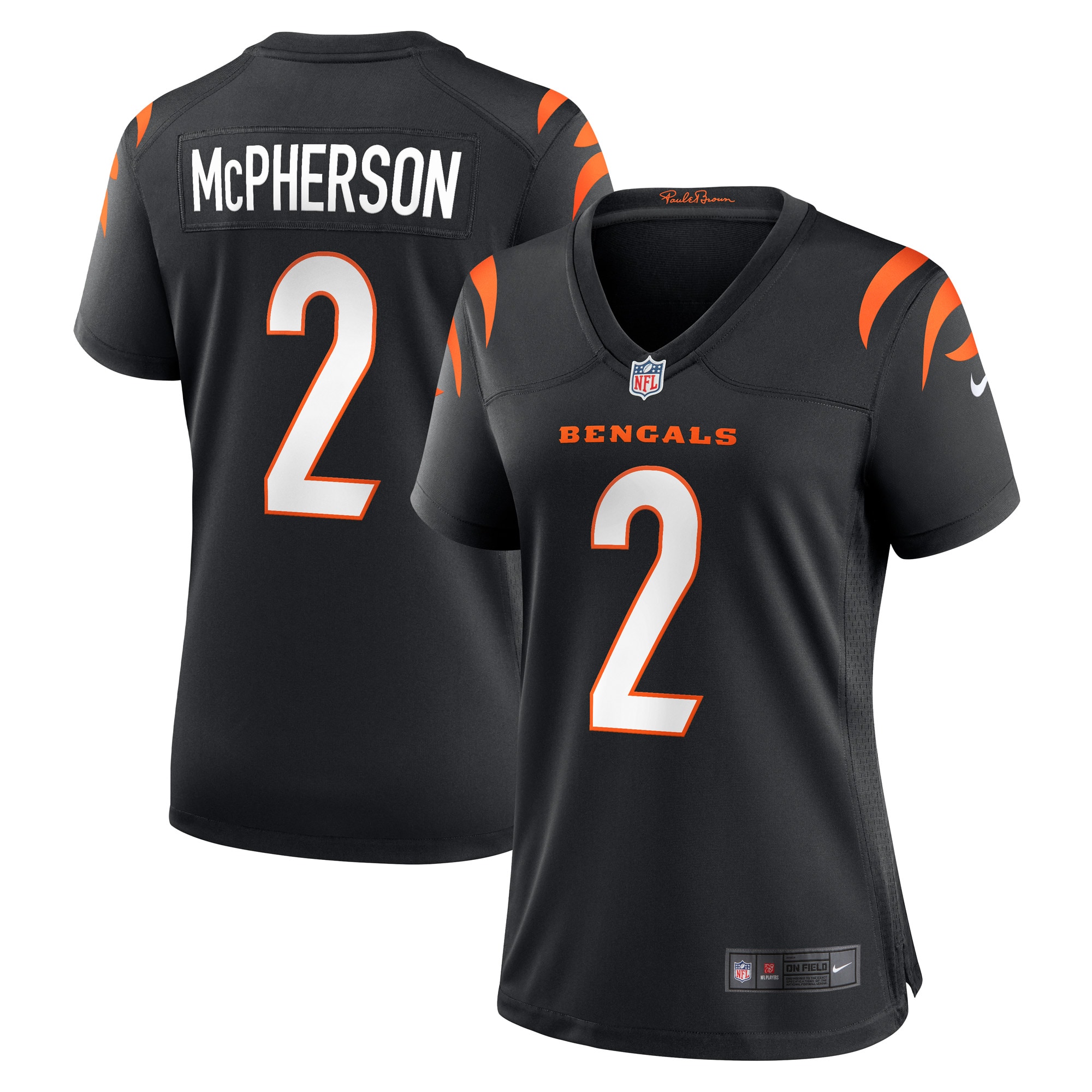 Evan McPherson Cincinnati Bengals Nike Women's Game Jersey - Black - vstockx