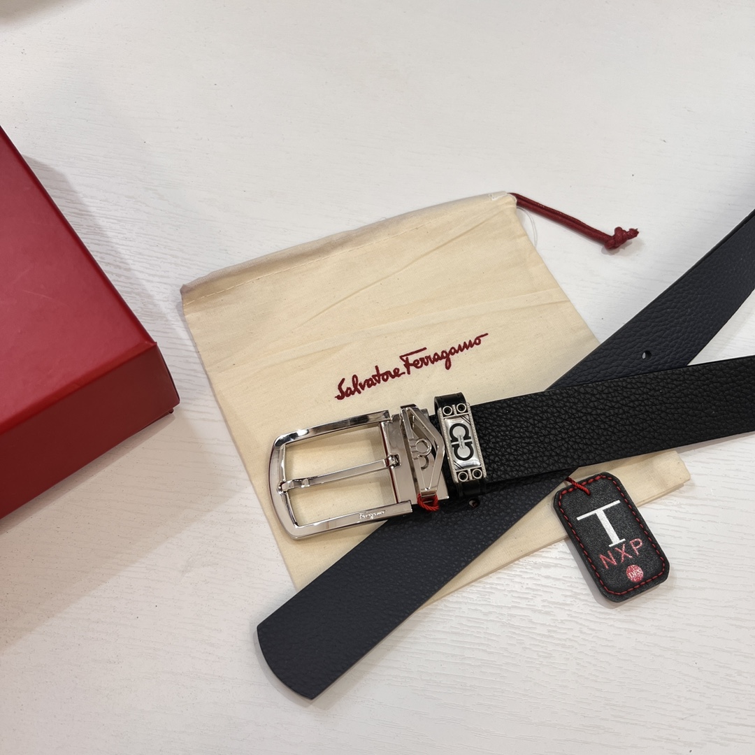 Streetwear Belt Ferragamo 319656 size:3.5cm - vstockx