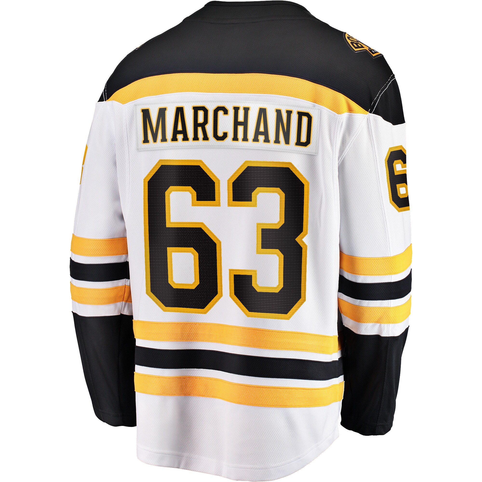 Brad Marchand Boston Bruins Fanatics Branded Away Premier Breakaway Player Jersey - White - vstockx