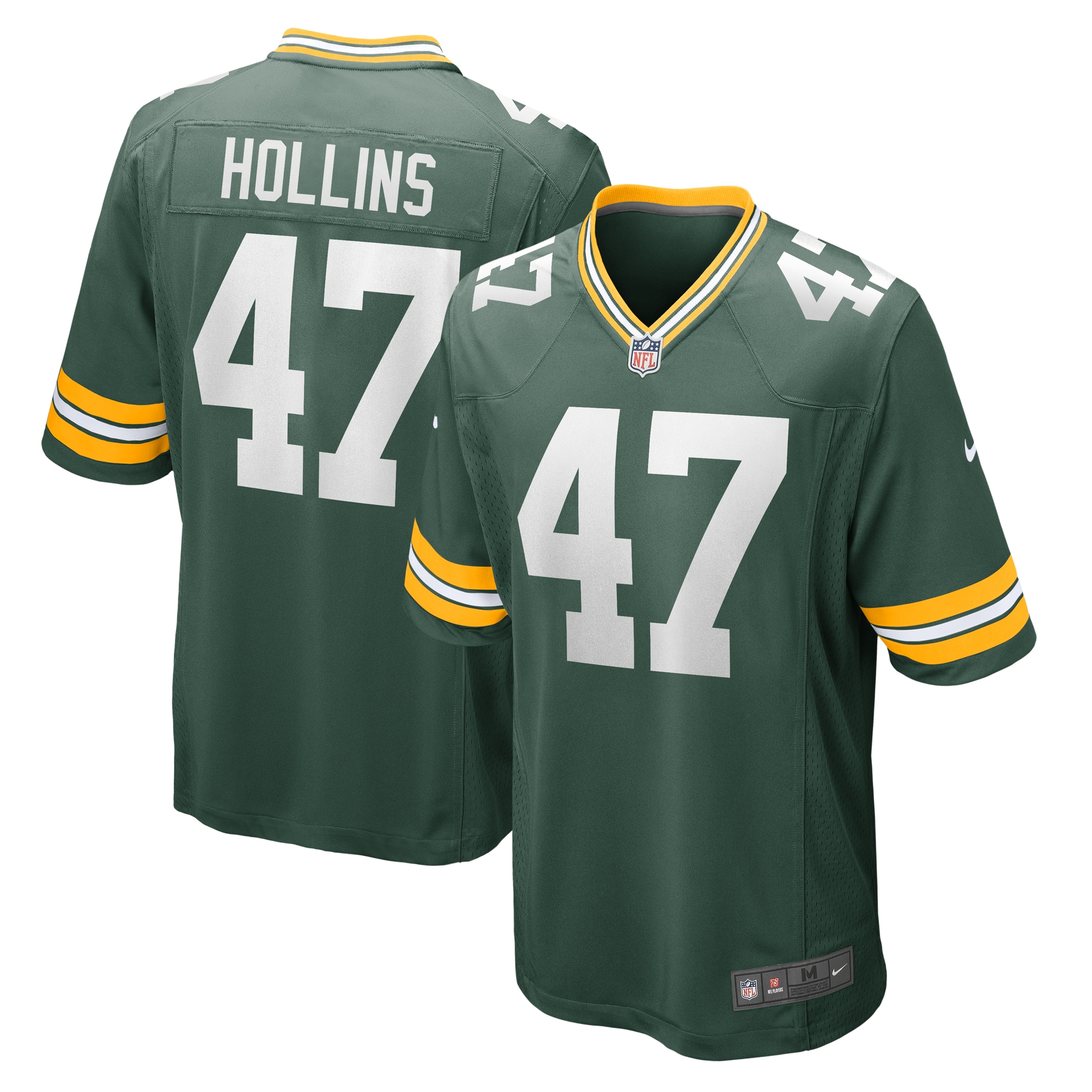 Justin Hollins Green Bay Packers Nike Home Game Player Jersey - Green - vstockx