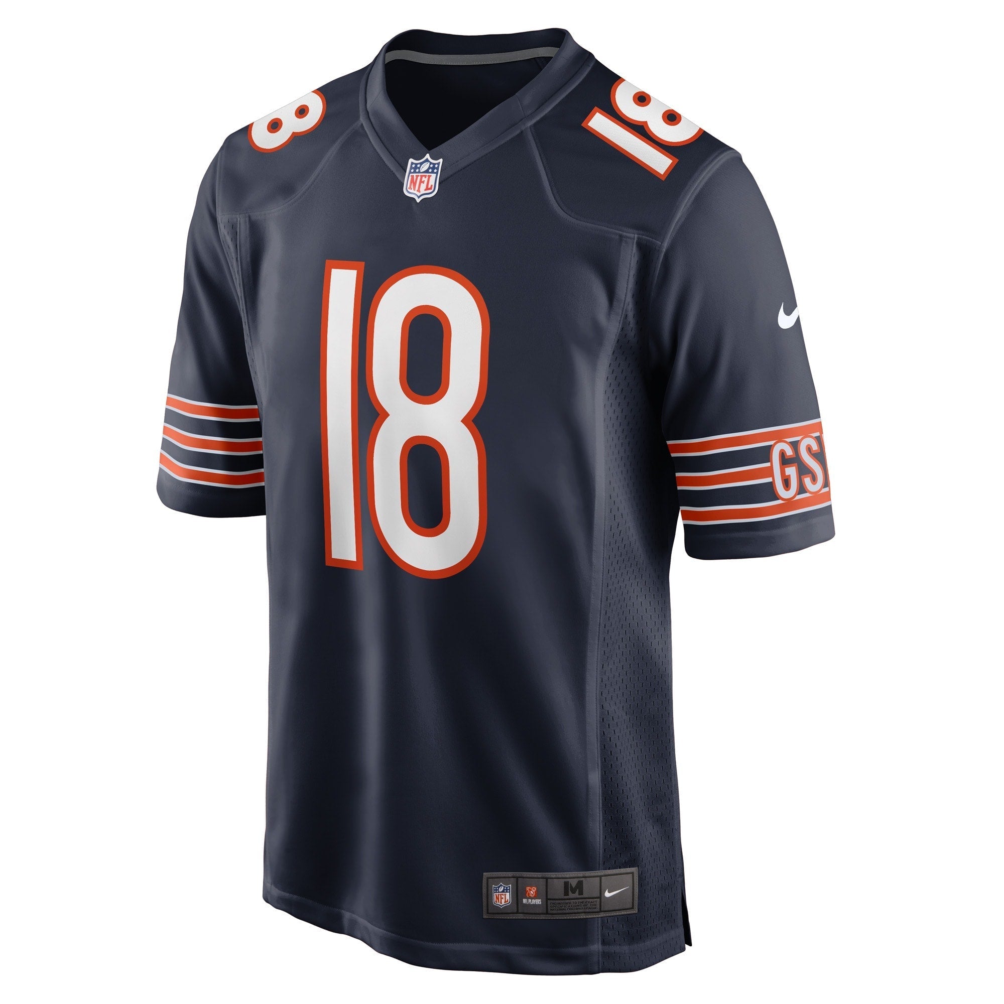 Men's Nike David Moore Navy Chicago Bears Game Player Jersey - vstockx