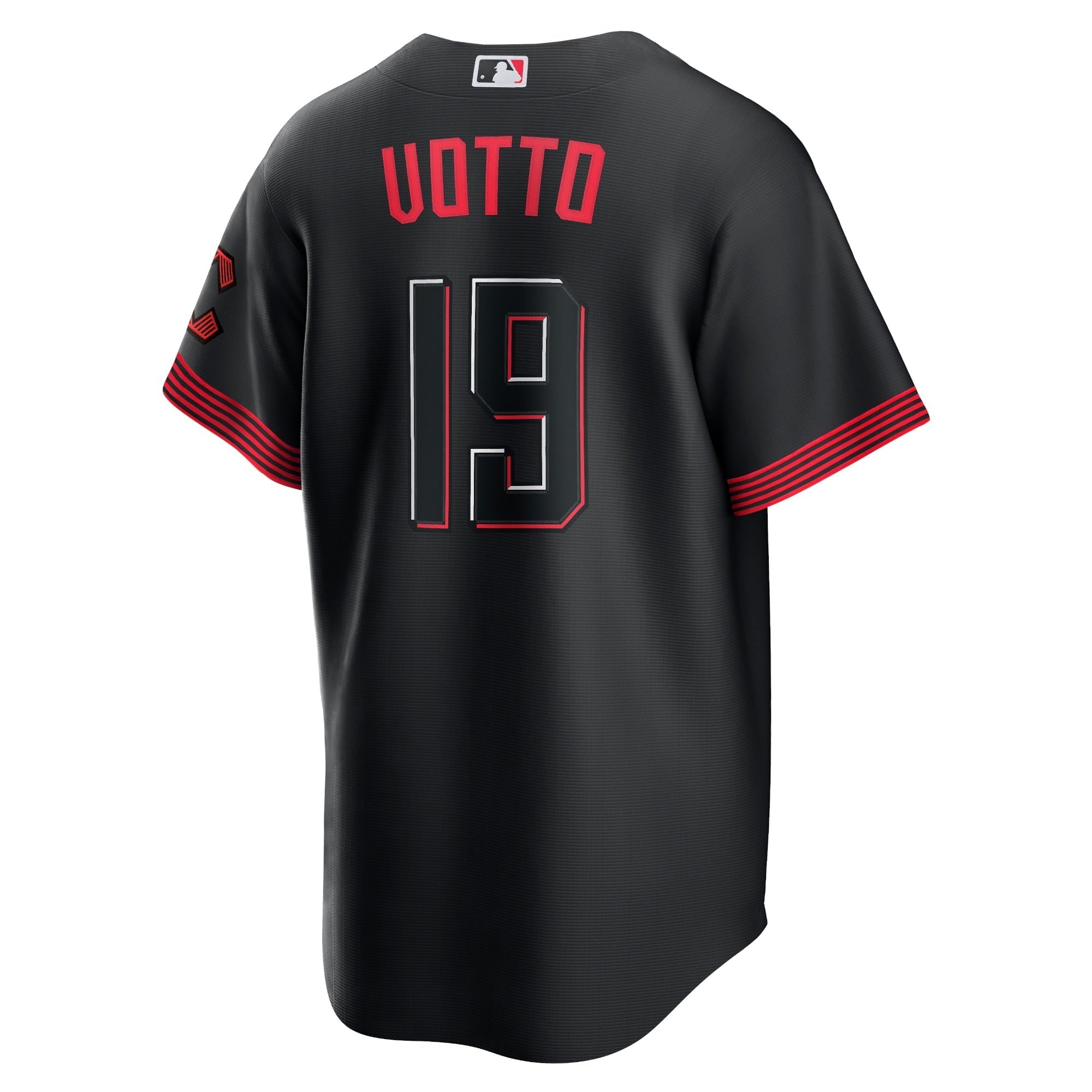 Men's Nike Joey Votto Black Cincinnati Reds 2023 City Connect Replica Player Jersey - vstockx