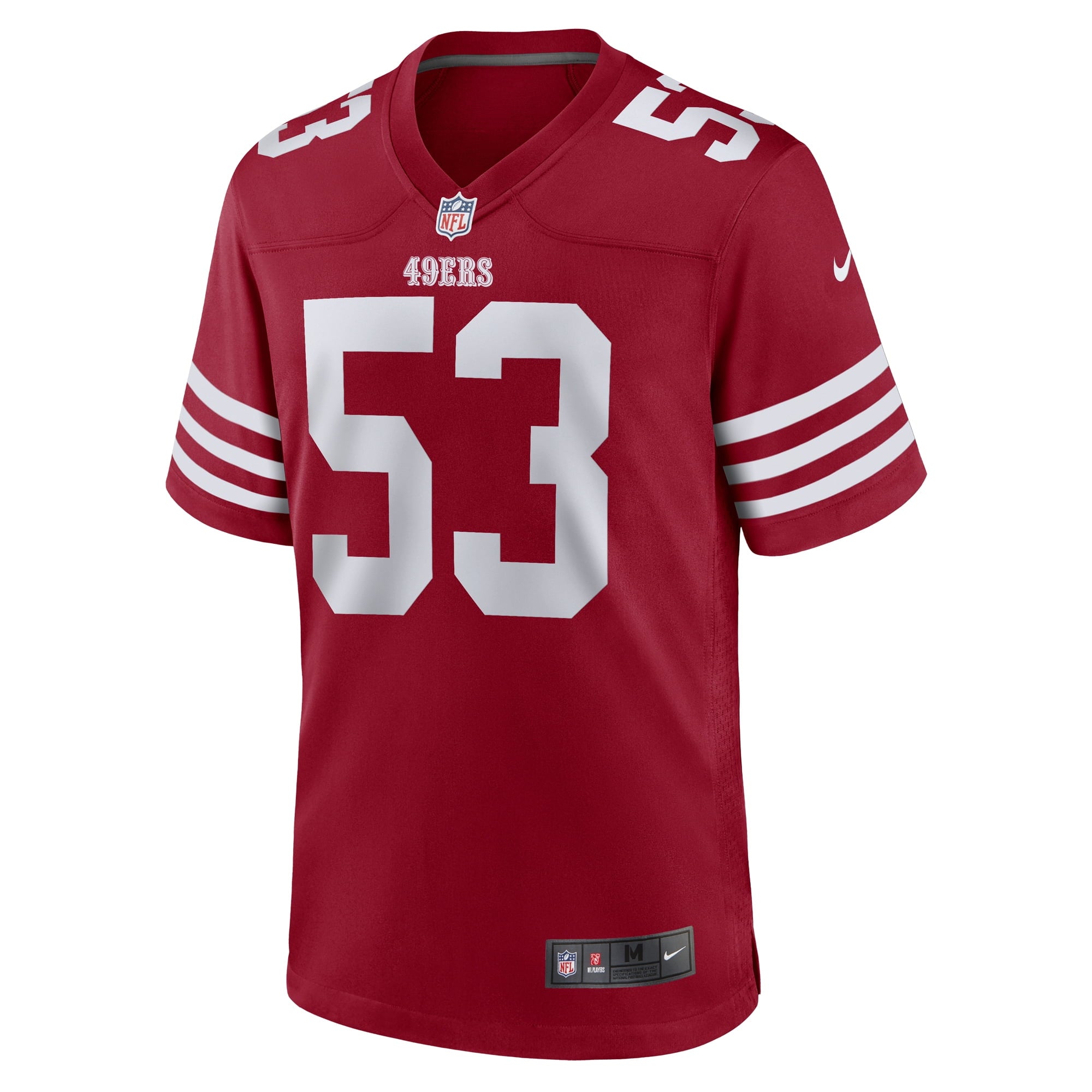 Men's Nike Dee Winters Scarlet San Francisco 49ers Team Game Jersey - vstockx