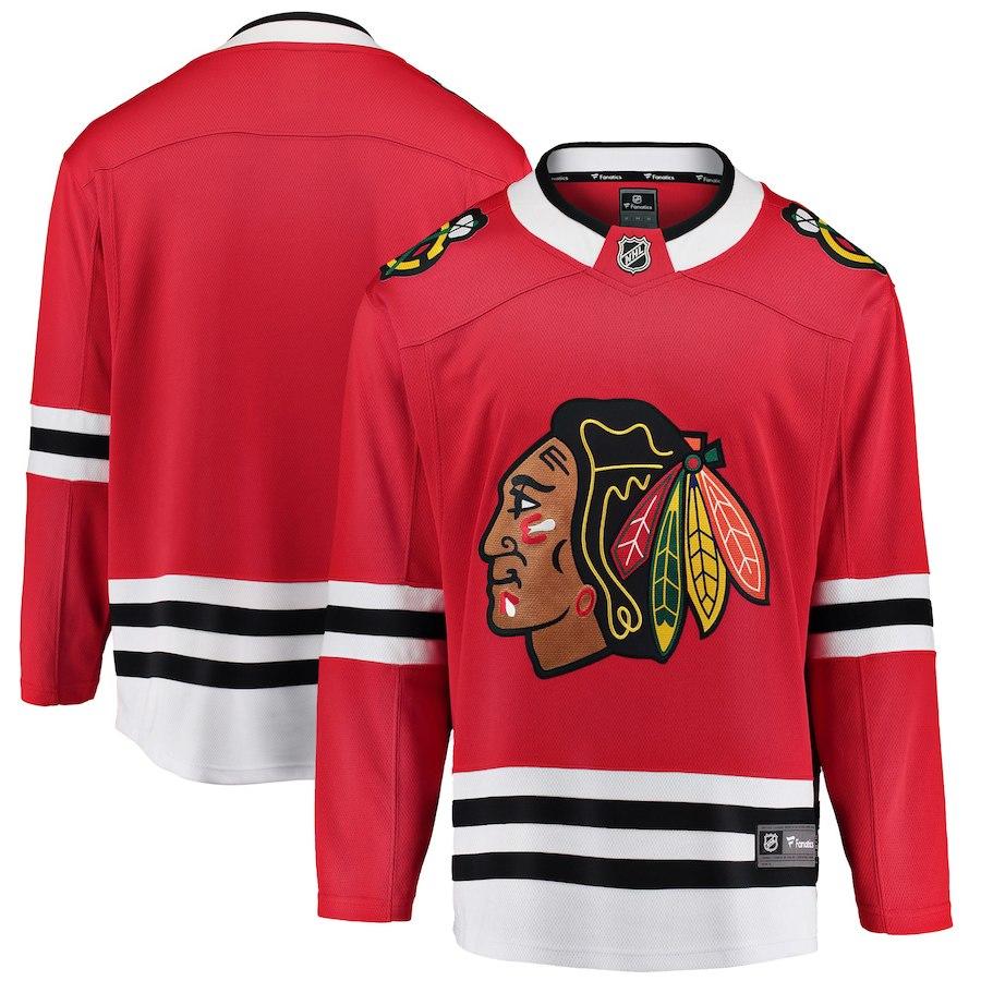 Chicago Blackhawks Fanatics Breakaway Home Red Replica Jersey - vstockx