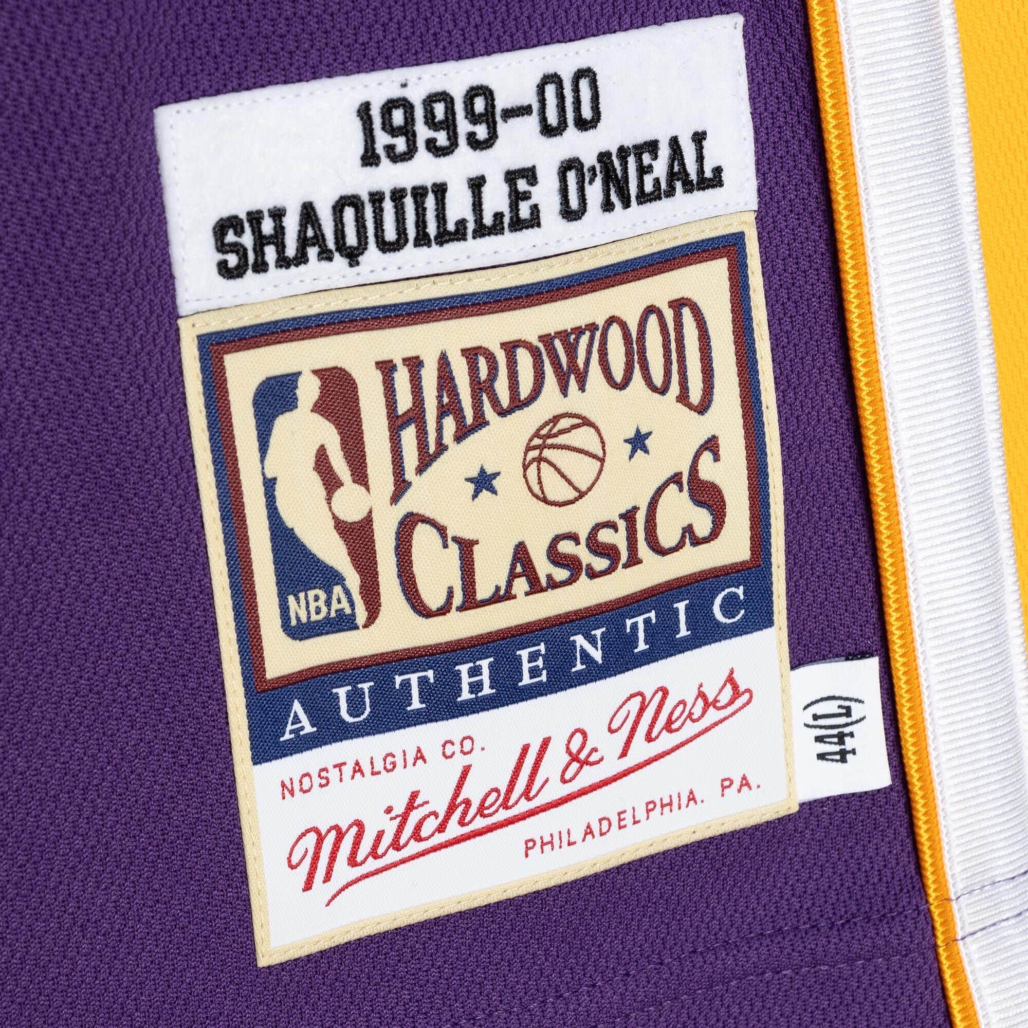 Authentic Shaquille O'Neal Los Angeles Lakers 1999-00 Jersey - vstockx