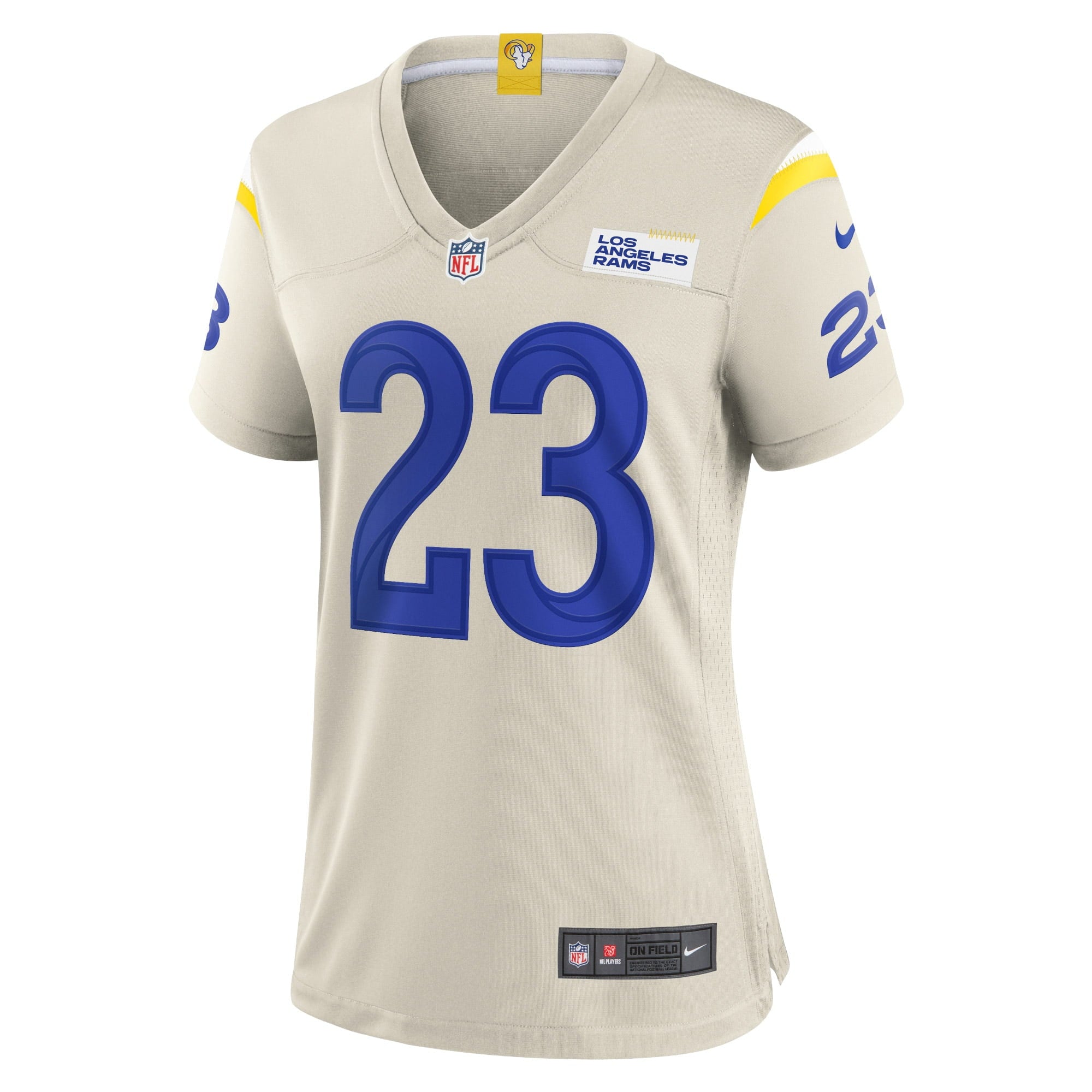Women's Nike Cam Akers Bone Los Angeles Rams Game Jersey - vstockx