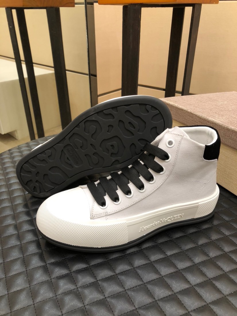 Mc Queen McQueen  high top new casual cloth shoes Size: Men's 38-44 - vstockx