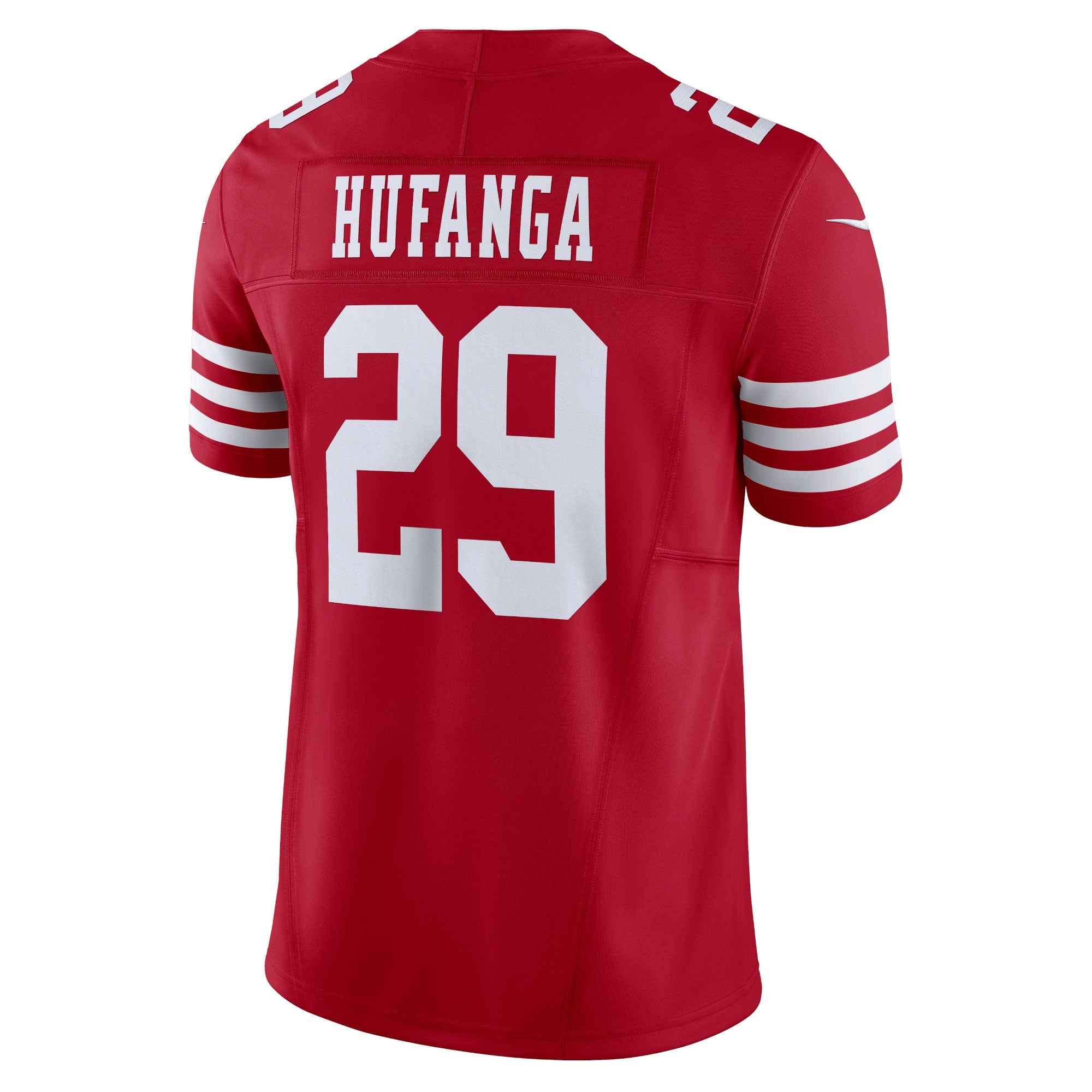 Men's Nike Talanoa Hufanga Scarlet San Francisco 49ers Vapor F.U.S.E. Limited Jersey - vstockx