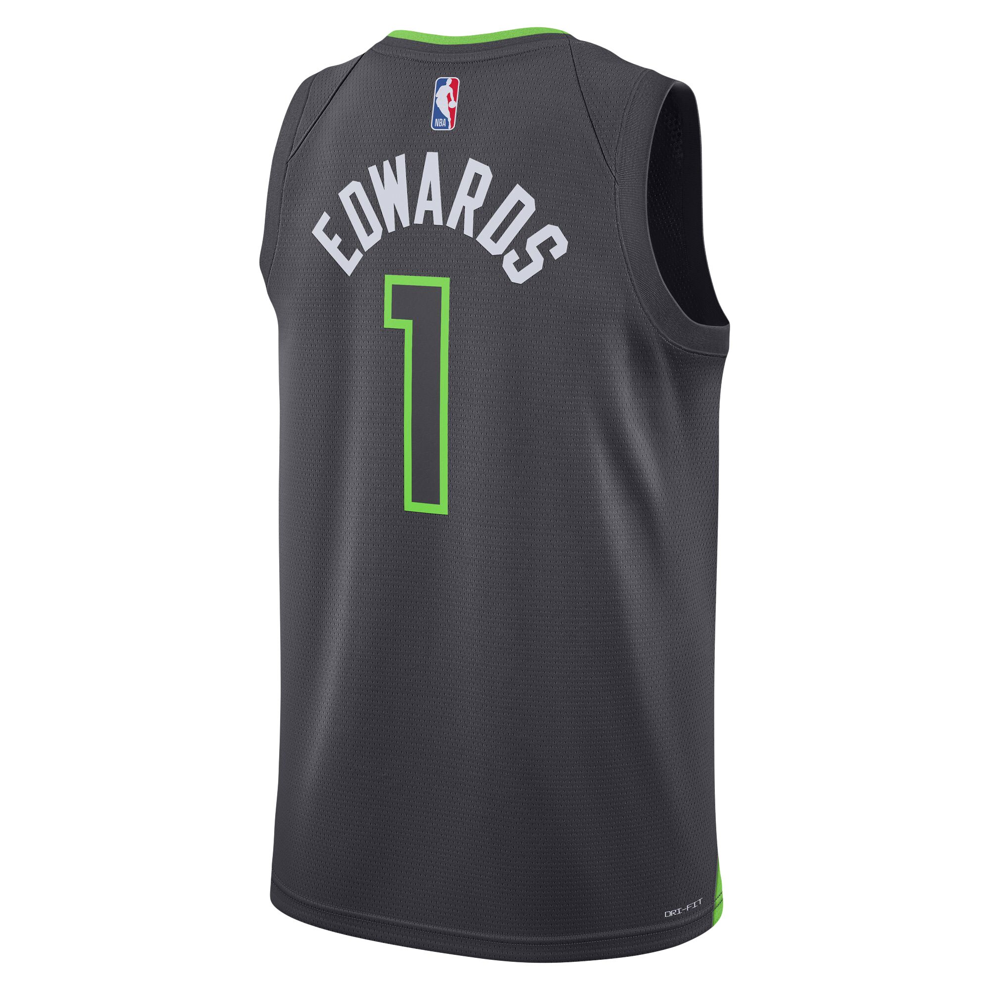 Anthony Edwards Minnesota Timberwolves Jordans Brand Unisex Swingman Jersey - Statement Edition - Charcoal - vstockx