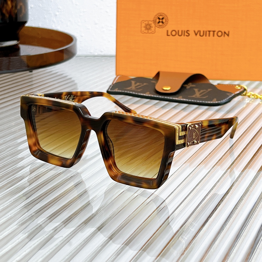 Sunglasses Louis Vuitton LV96006 Millionaires 2 - vstockx