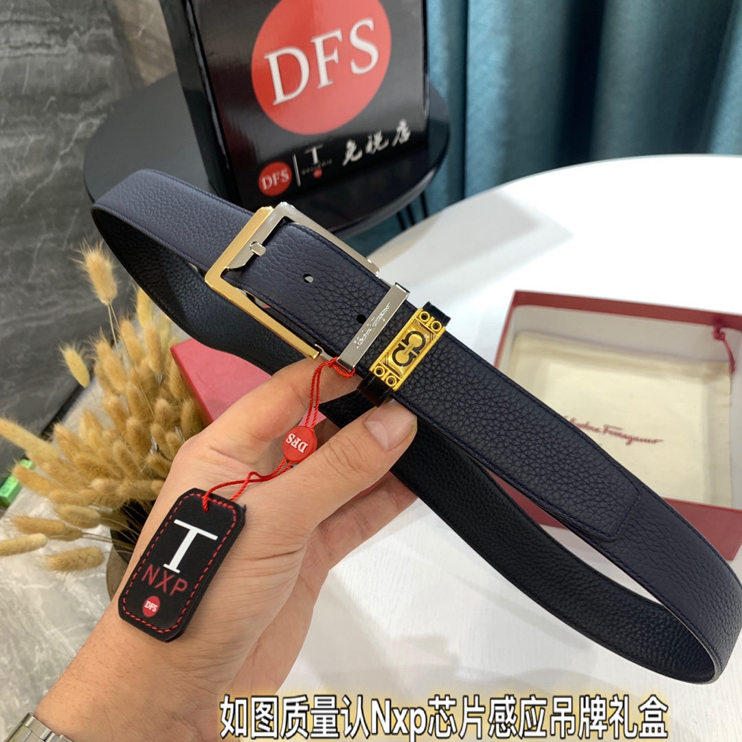 Streetwear Belt Ferragamo 319428 size:3.5cm - vstockx