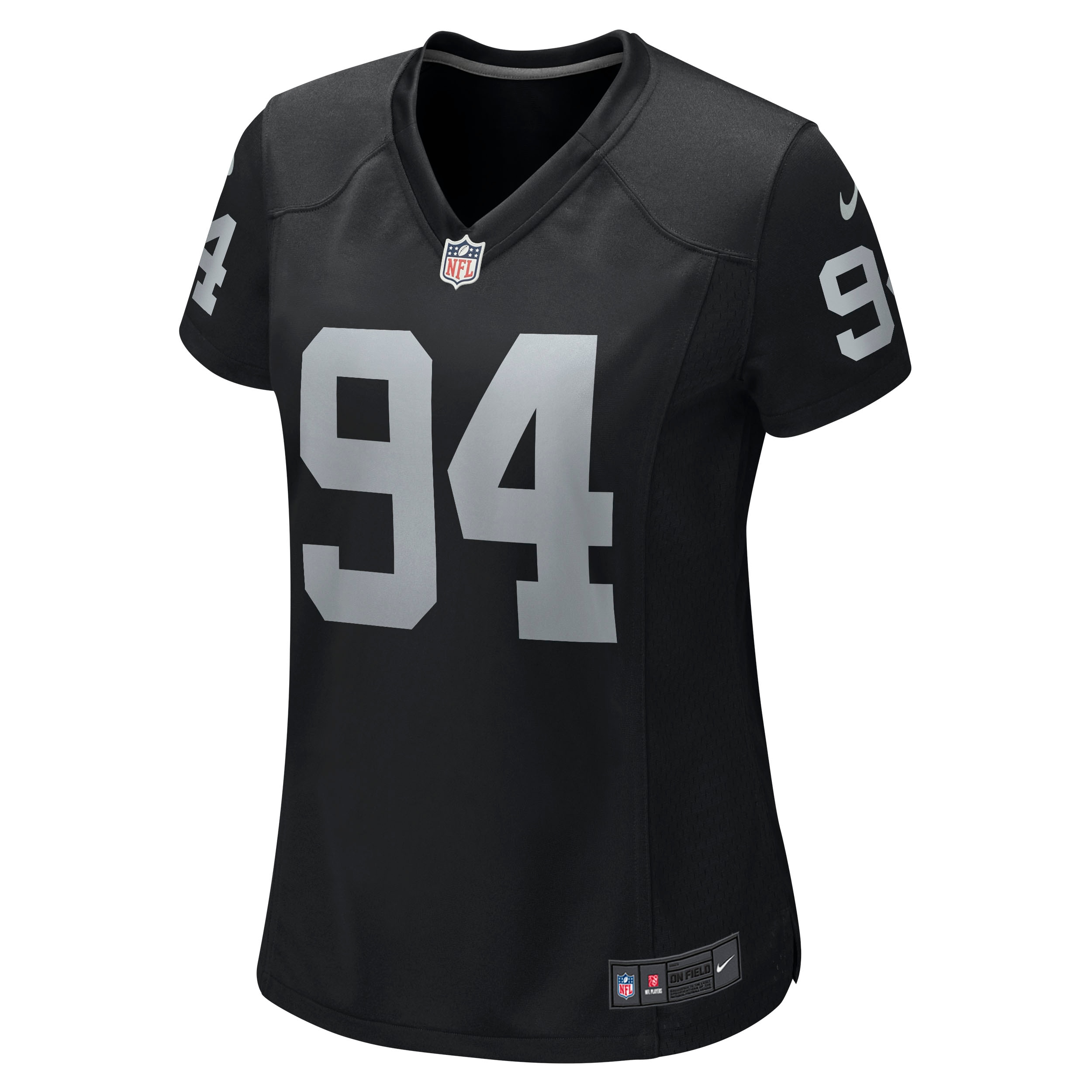 Carl Nassib Las Vegas Raiders Nike Women's Game Jersey - Black - vstockx