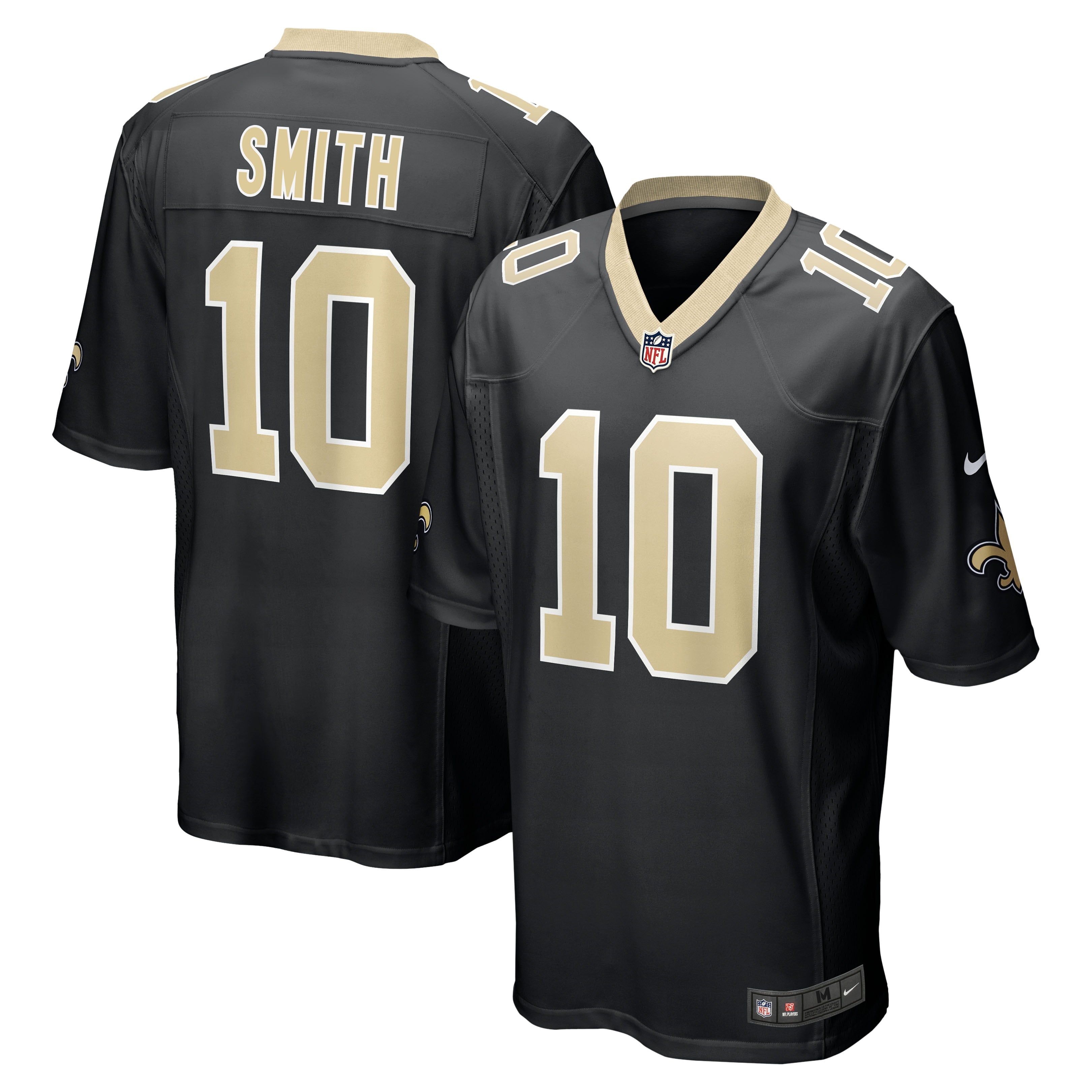 Men's Nike Tre'Quan Smith Black New Orleans Saints Game Jersey - vstockx
