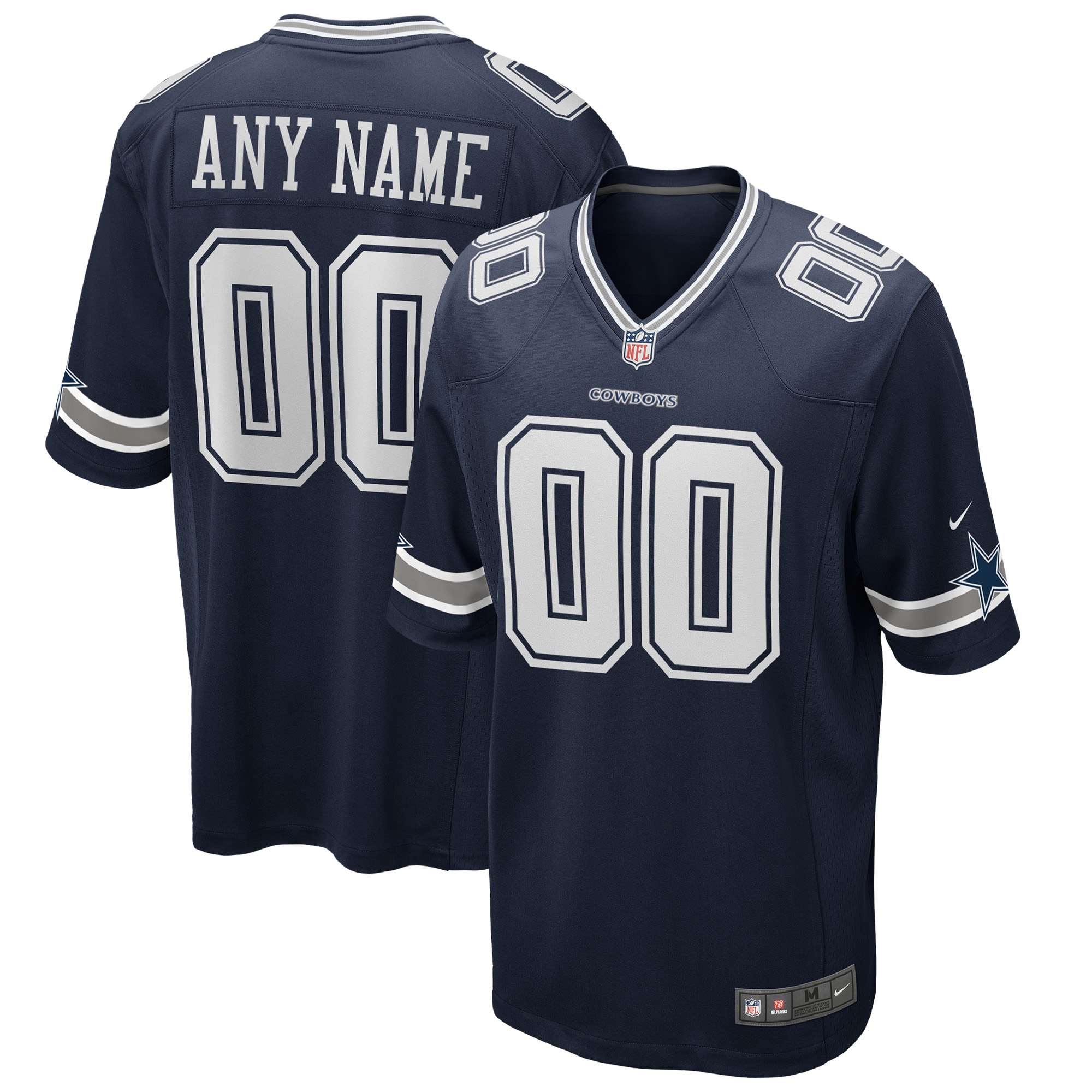 Dallas Cowboys Nike Custom Game Jersey - Navy - vstockx