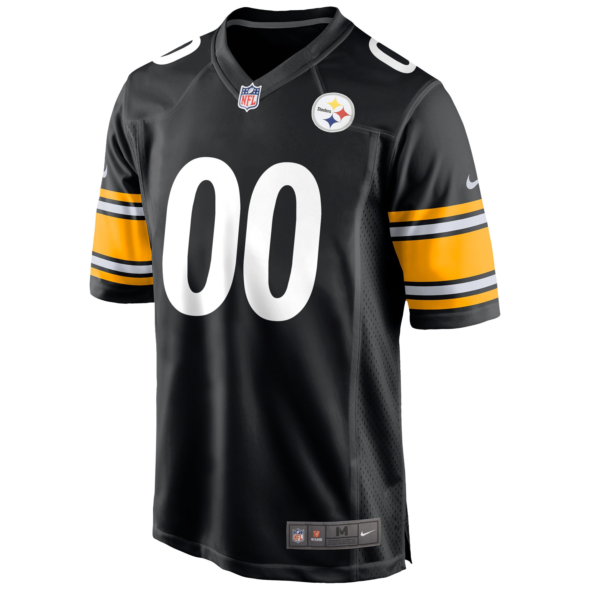Pittsburgh Steelers Nike Custom Game Jersey - Black - vstockx