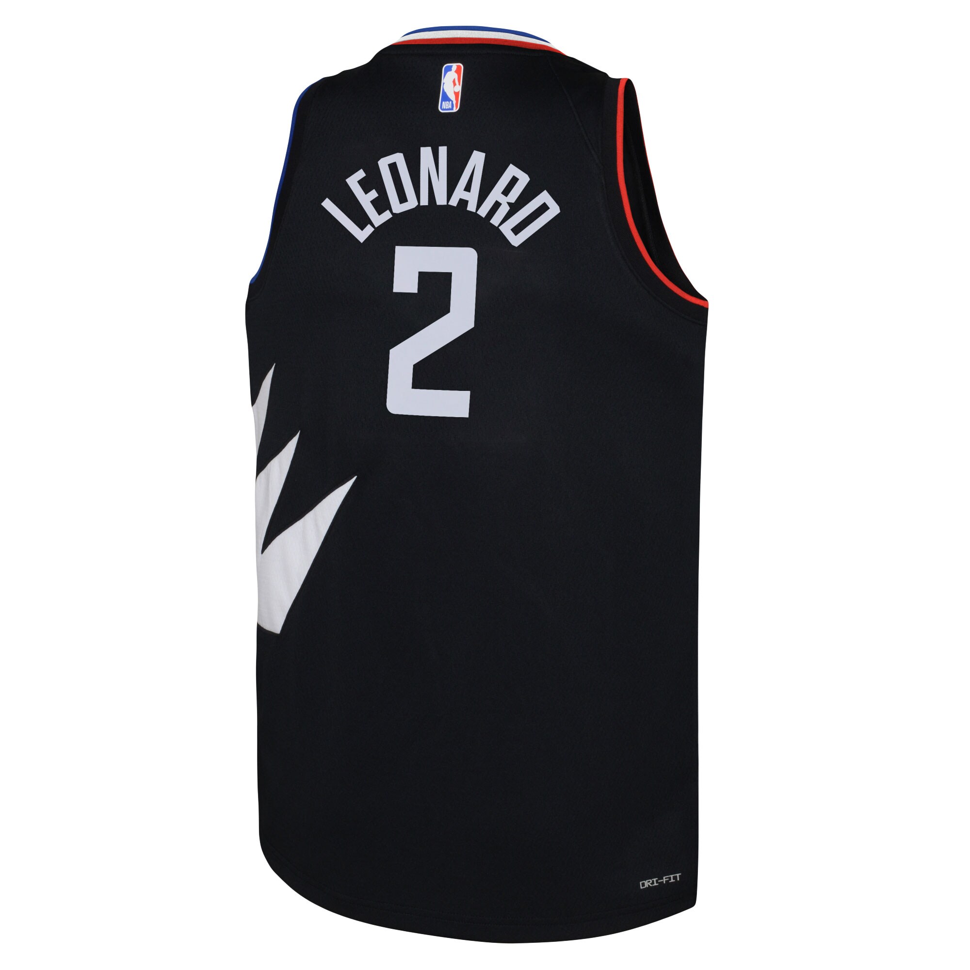 Kawhi Leonard LA Clippers Jordans Brand Youth Swingman Jersey - Statement Edition - Black - vstockx